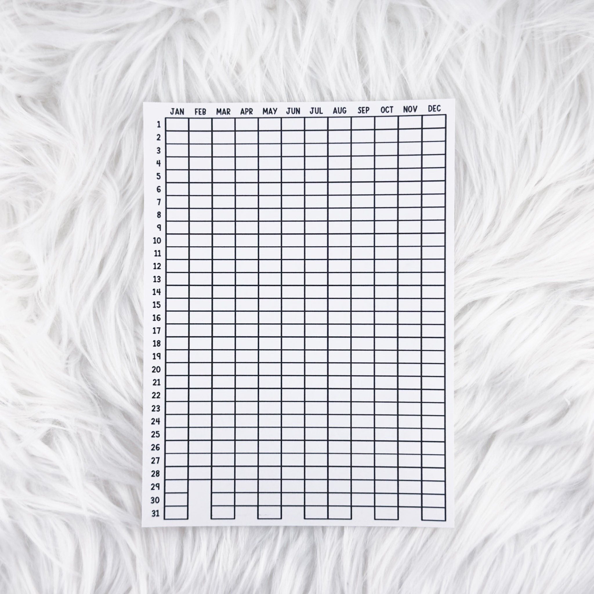 Everyday Tracker // Matte Reading Journal Stickers