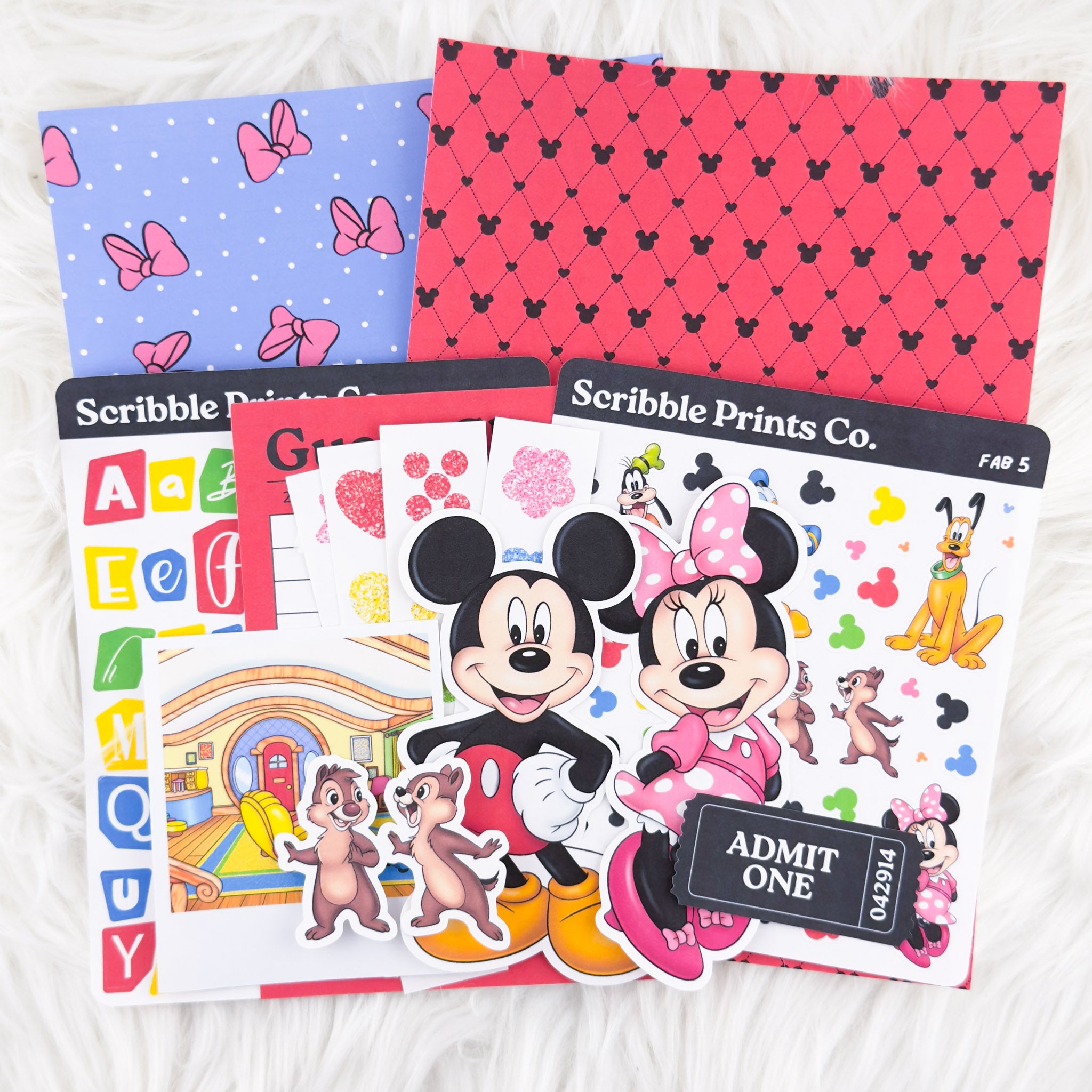 Fab 5 – Junk Journal Collage Kit // Matte Sticker Collection