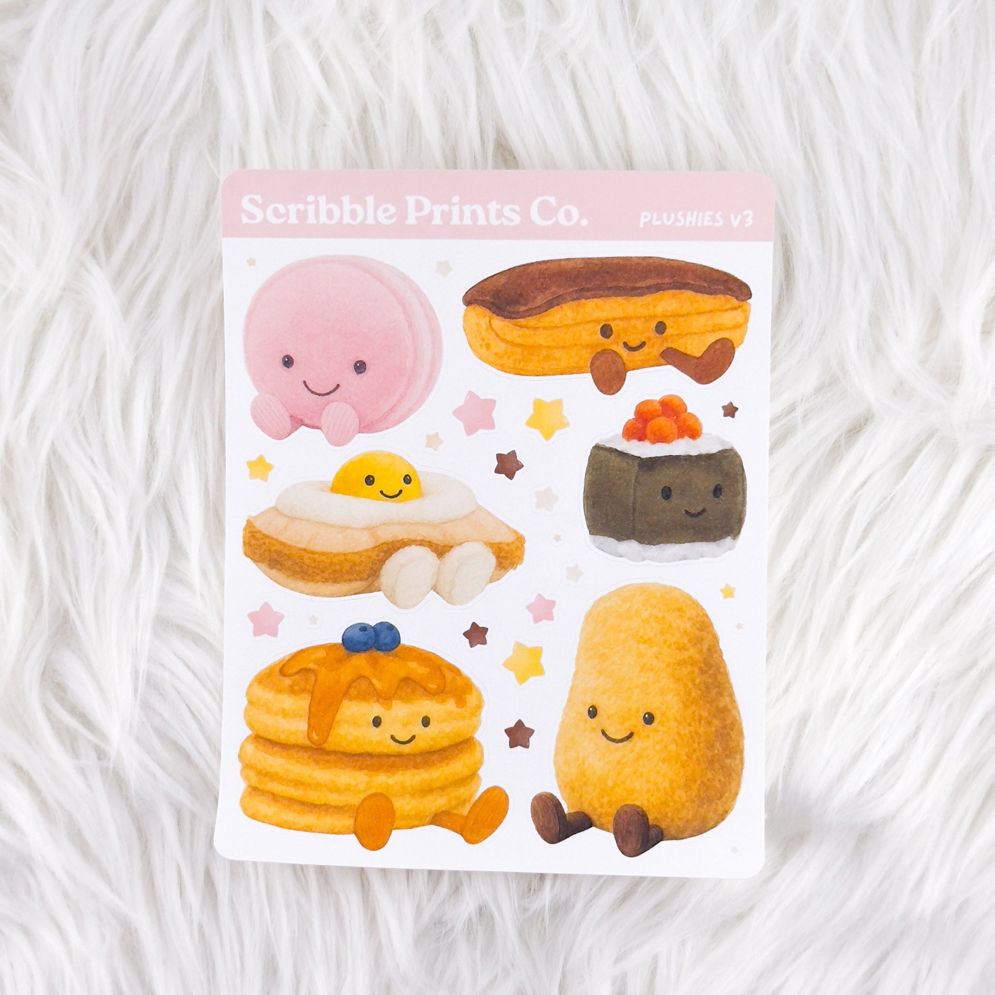 Plushies V3 – Deco // Matte Journal Stickers