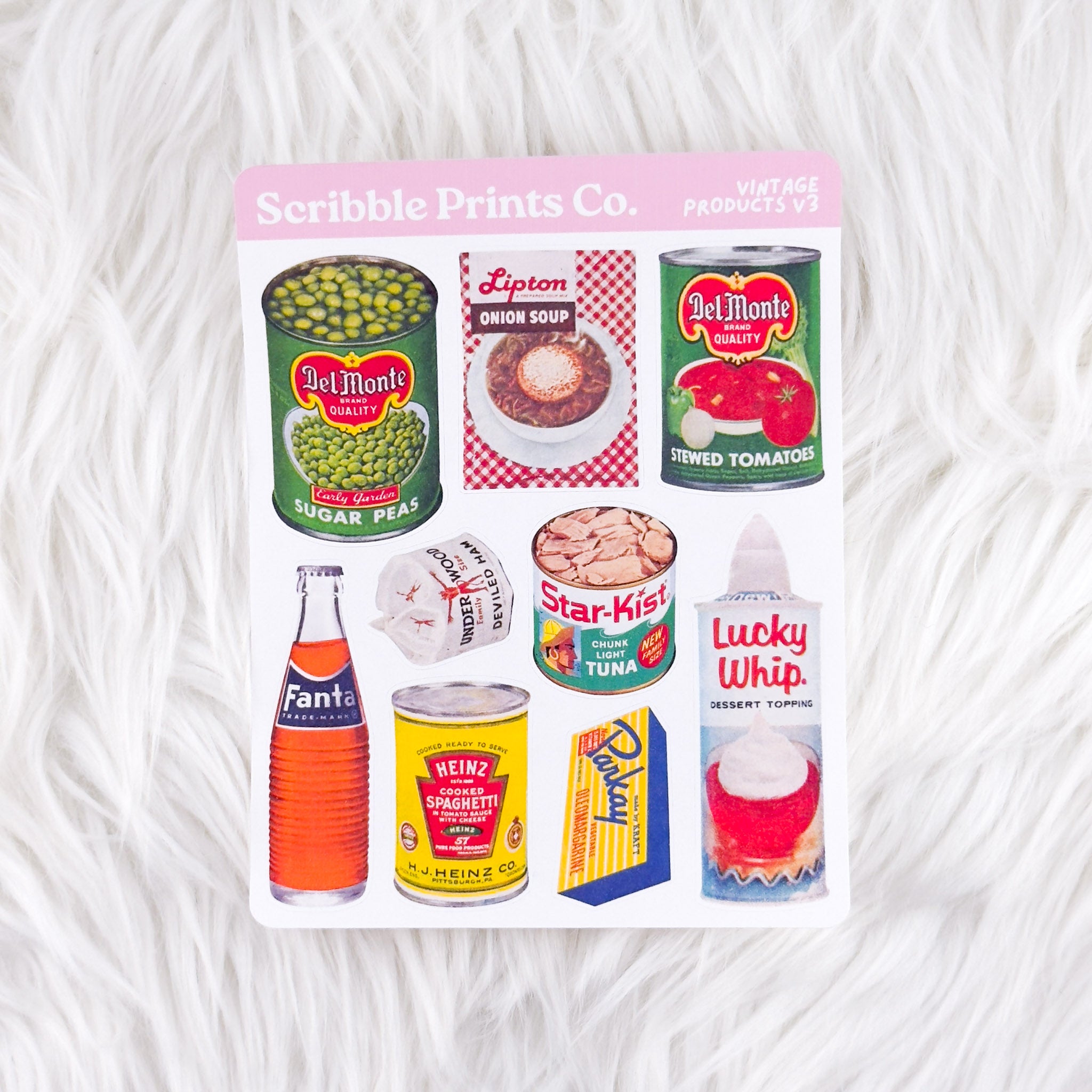 Vintage Products V3 – Deco // Matte Journal Stickers