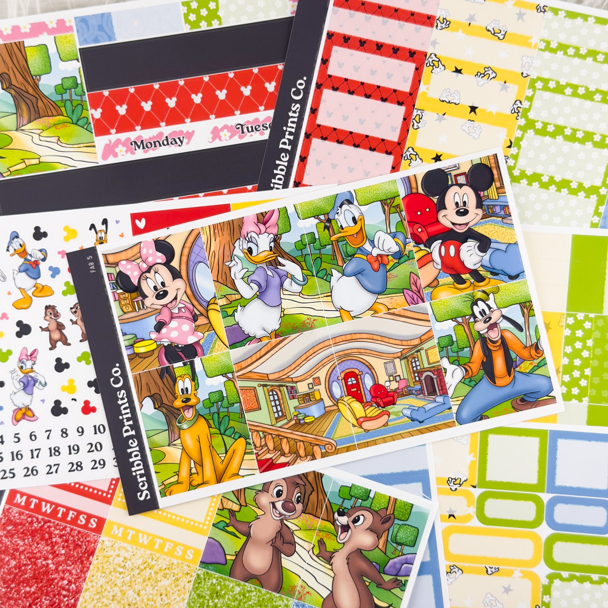 Fab 5 – Glossy Weekly Planner Kit