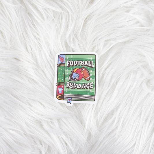 Book - Football Romance // Large Matte Deco Sticker for Journals