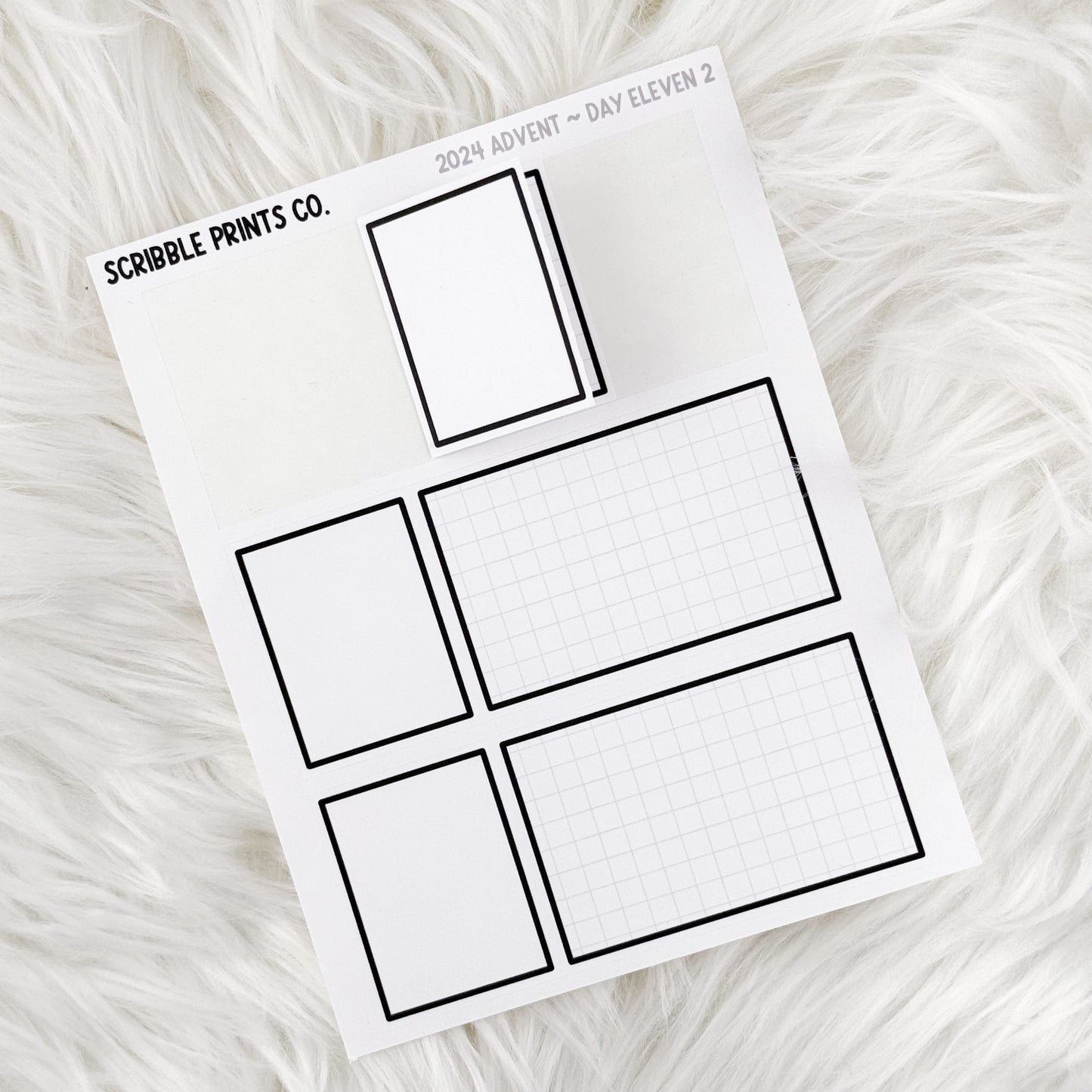 Folding Book // Matte Reading Journal Stickers