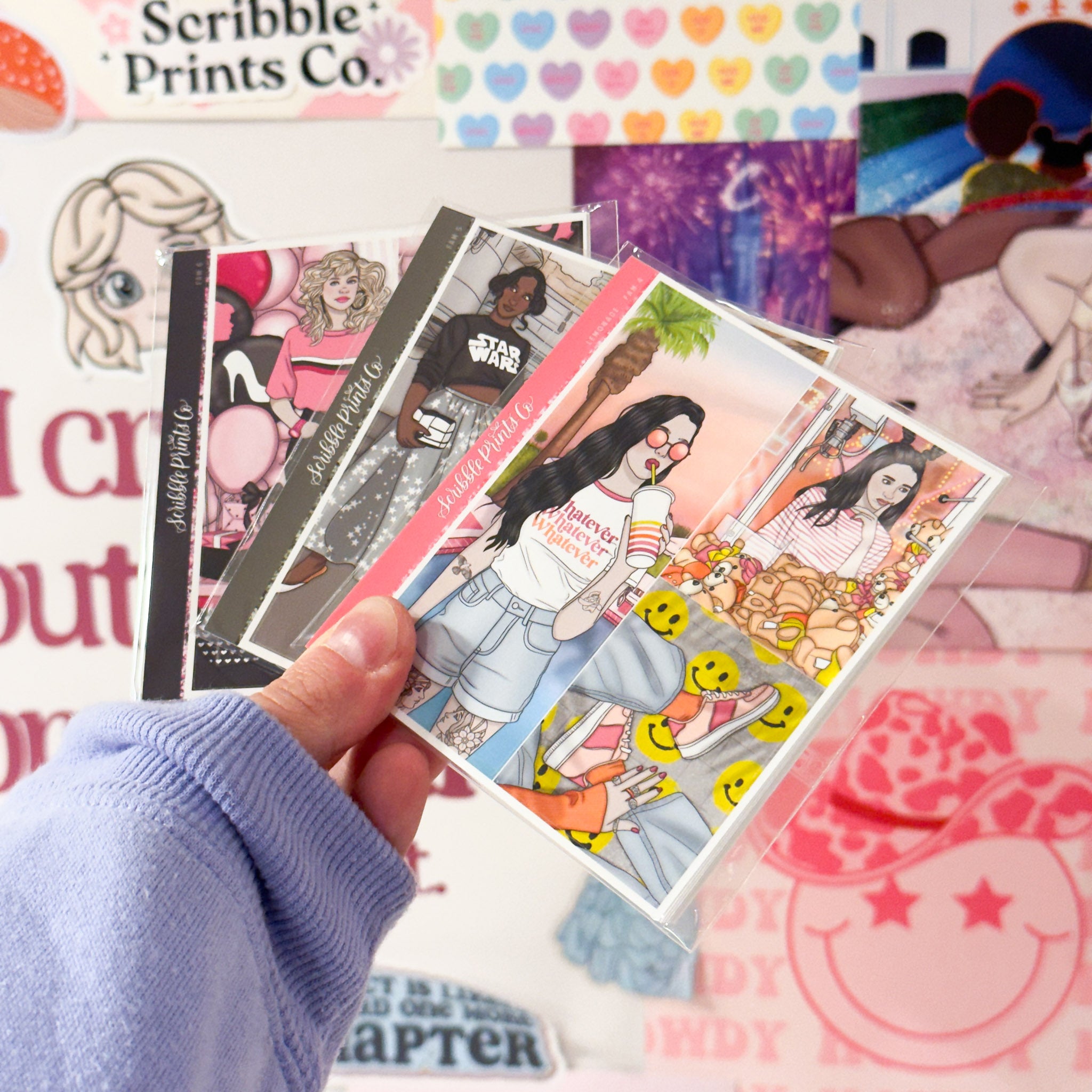 Fam - Misfit Sticker Grab Bag! (10 Sheets)