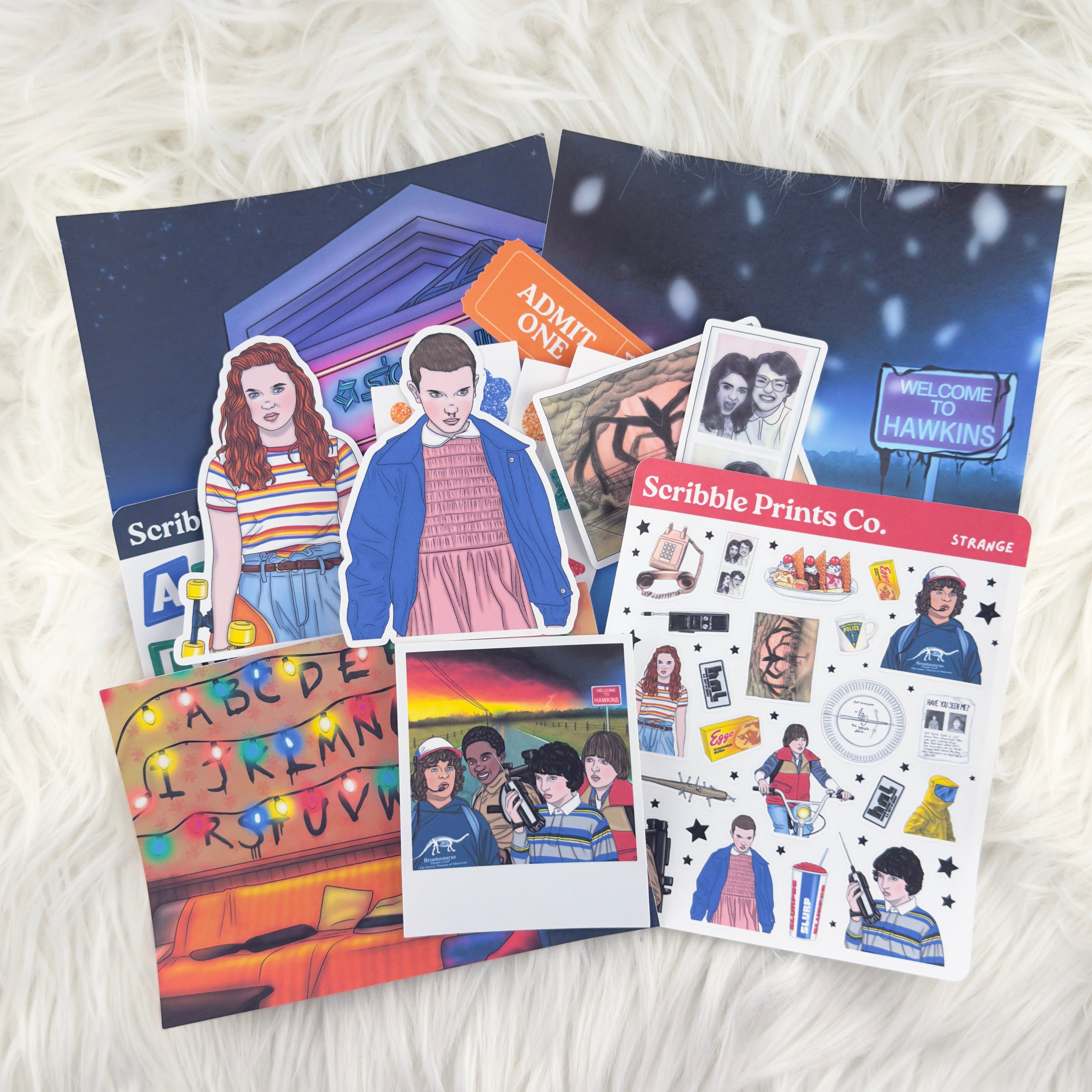 Stranger – Junk Journal Collage Kit // Matte Sticker Collection