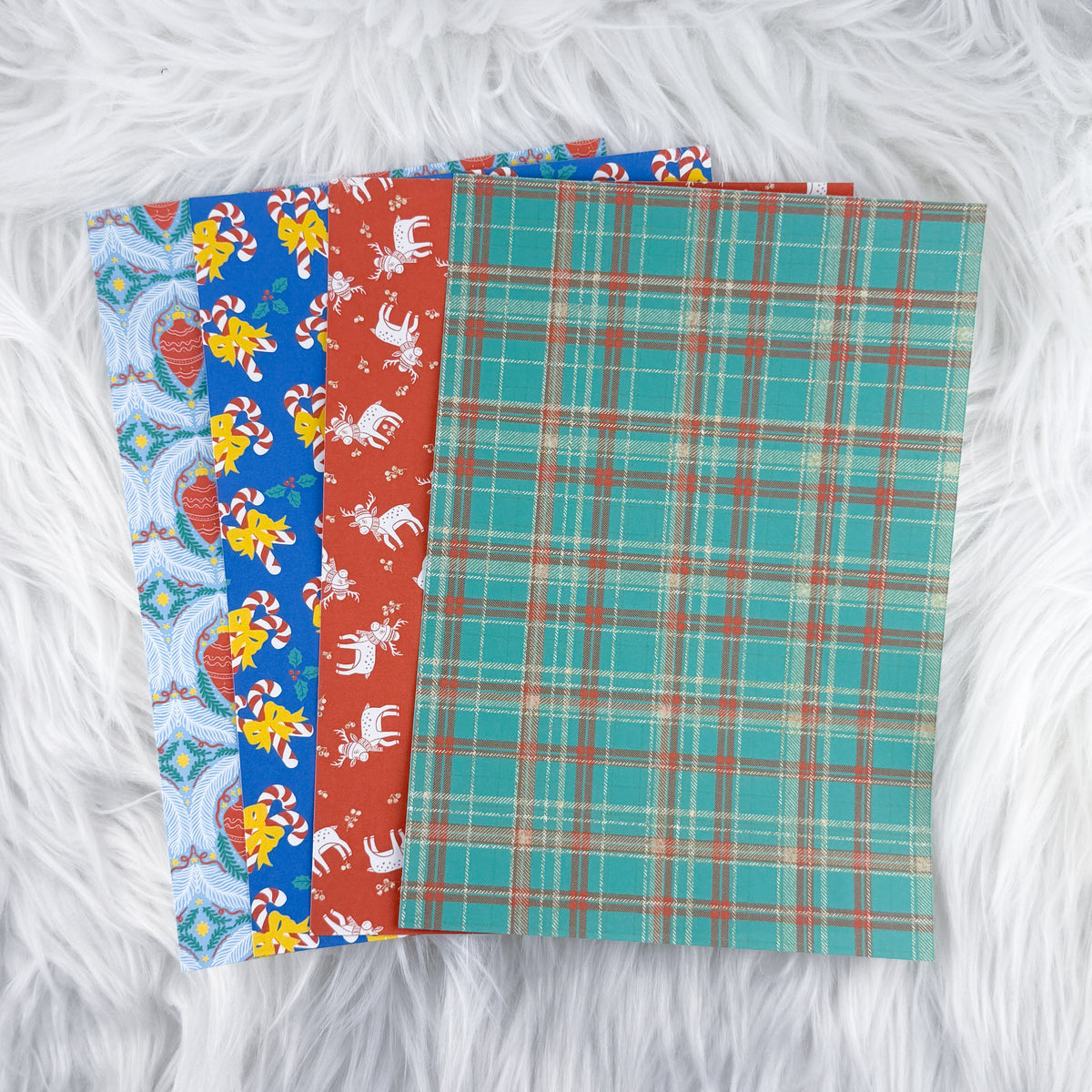 Deck the 90's Journal Background Set | 4 A5 Matte Sticker Sheets