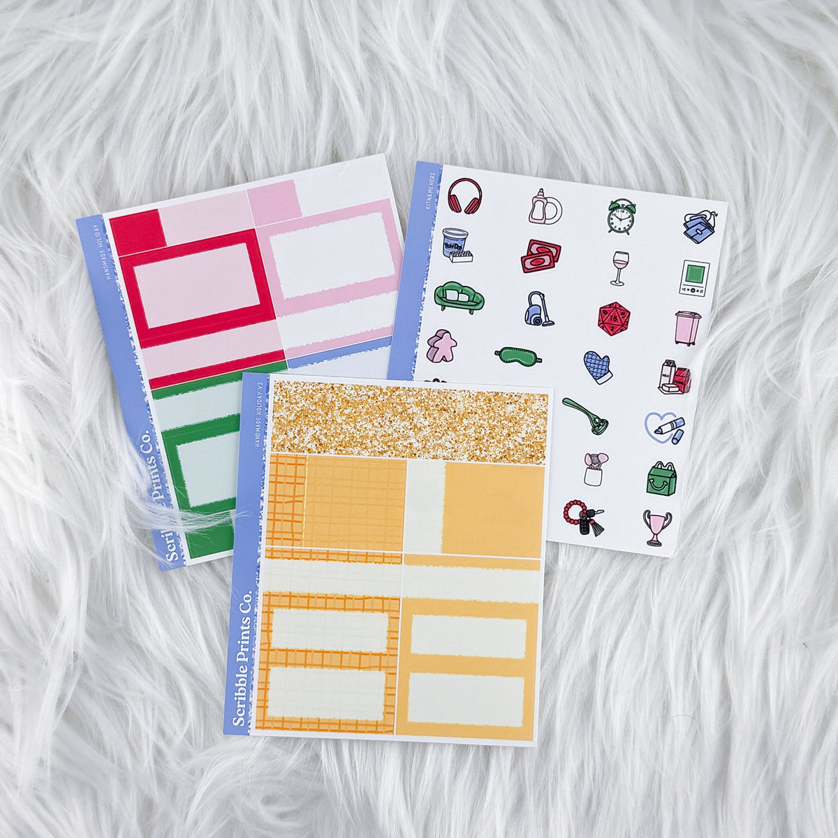 Handmade Holiday Weekly Planner Add-Ons