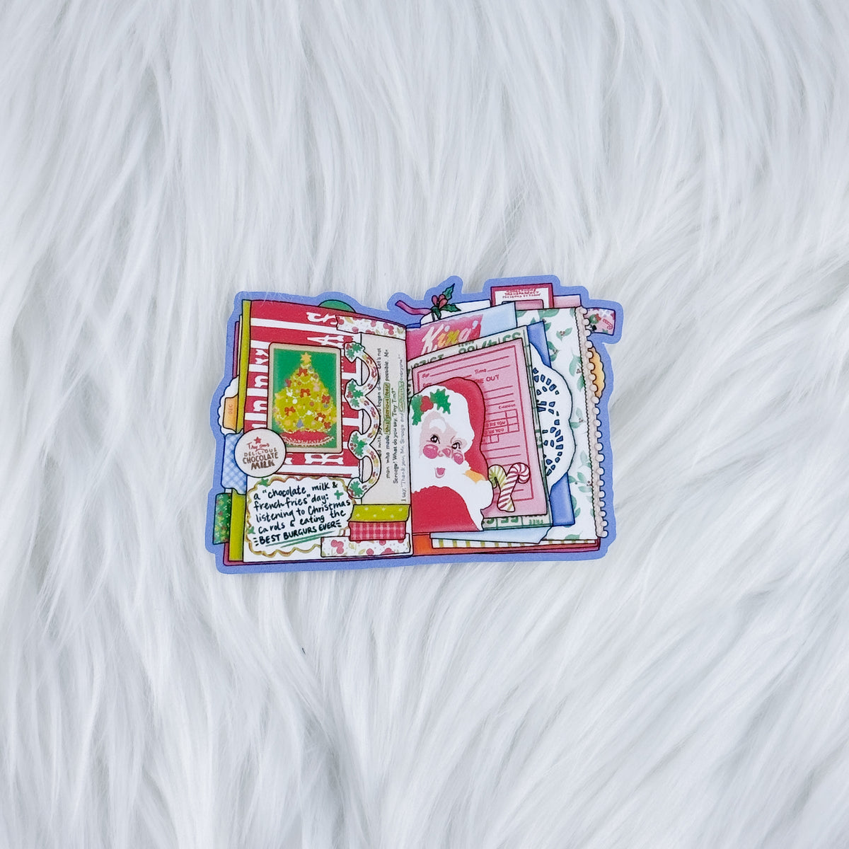 Xmas Junk Journal Journal Matte Journaling Sticker