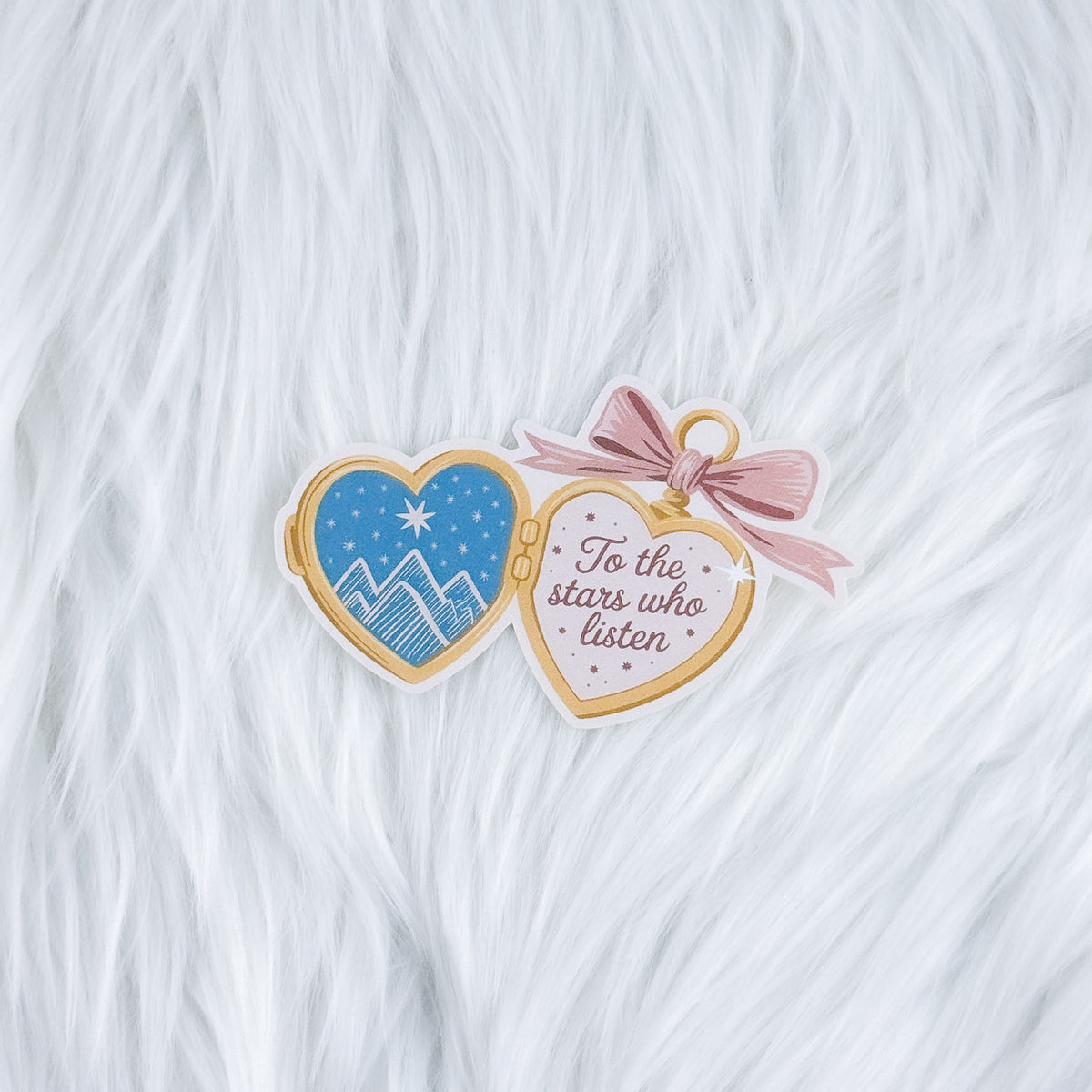 Romantasy Locket Journal Matte Journaling Sticker