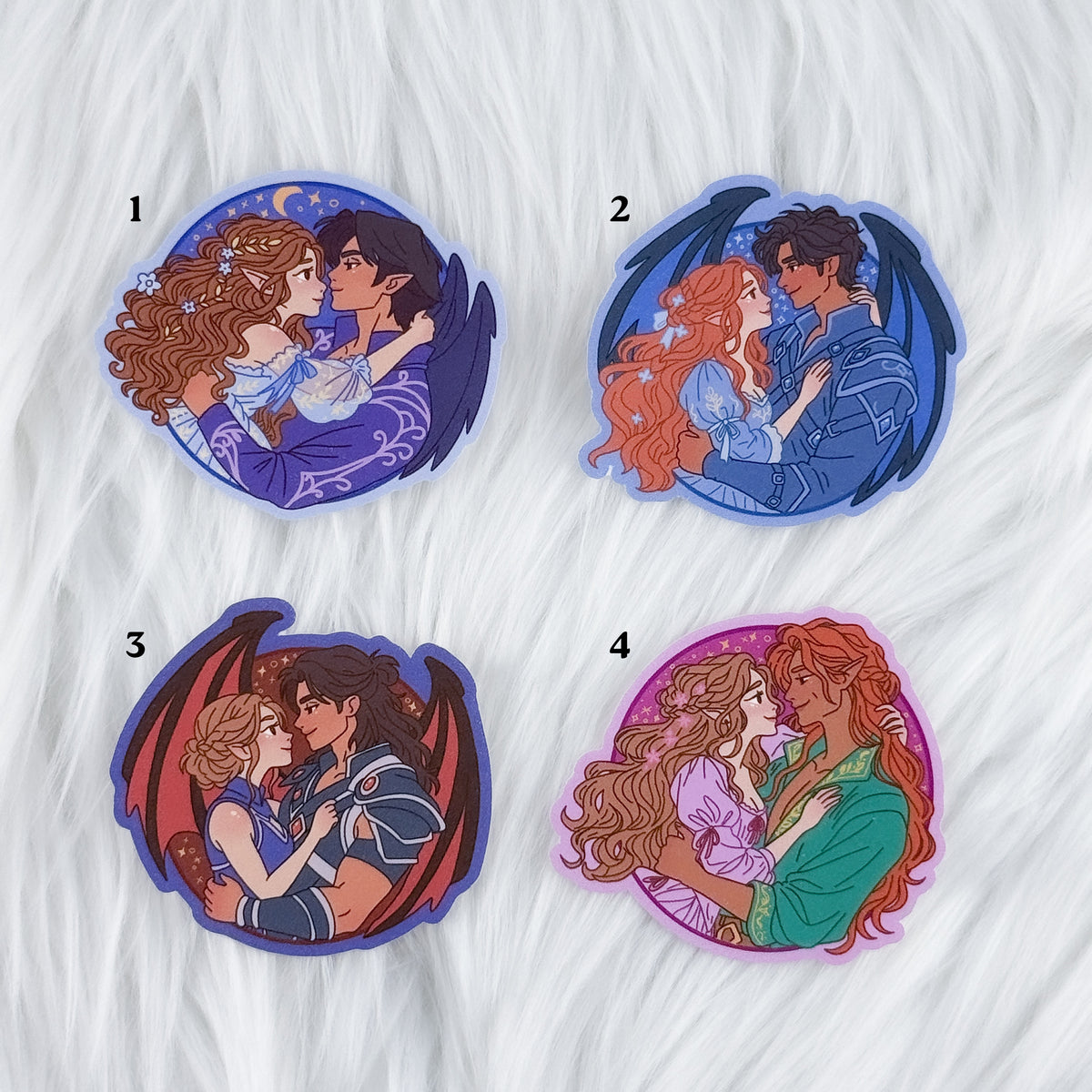Fantasy Couples Journal Matte Journaling Sticker