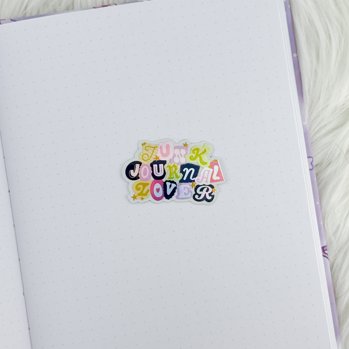 Junk Journal Lover - Waterproof Vinyl Sticker
