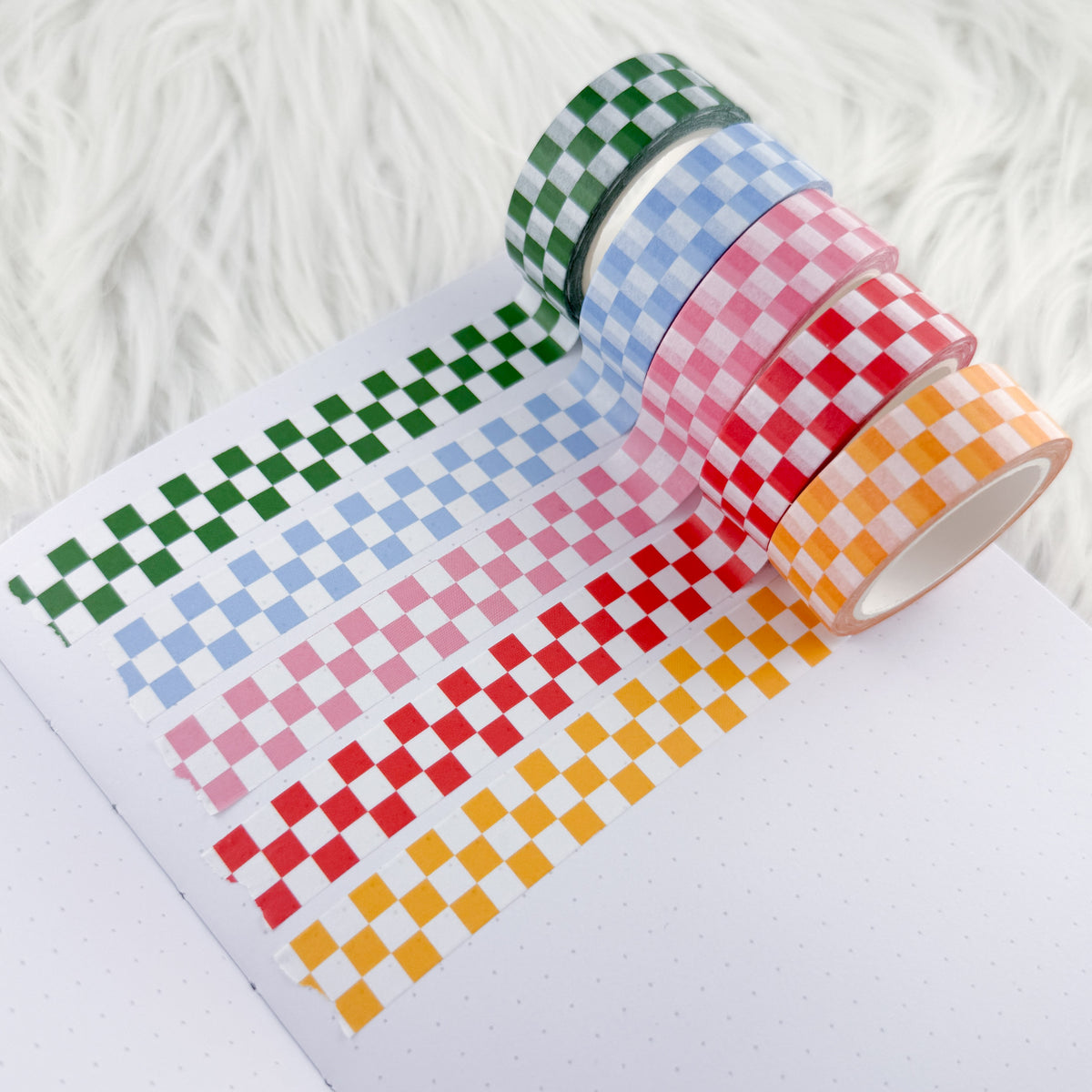 Jolly Checker - 15mm Decorative Washi Tape