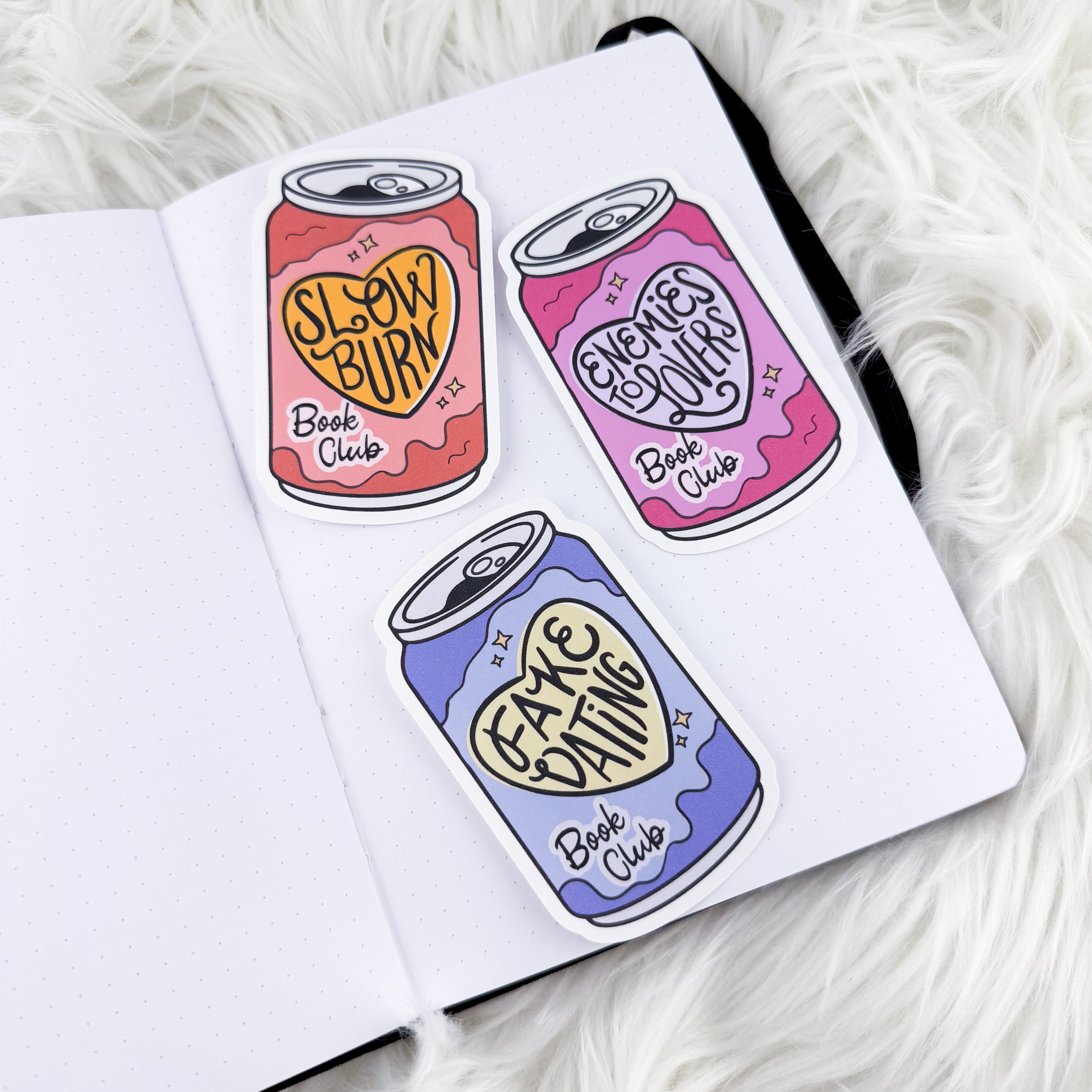 Trope Soda // Large Matte Deco Sticker for Journals