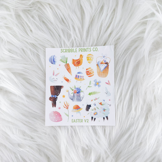 Easter V2 - Deco // Matte Journal Stickers