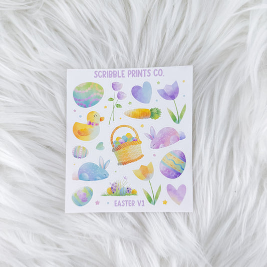 Easter V1 - Deco // Matte Journal Stickers