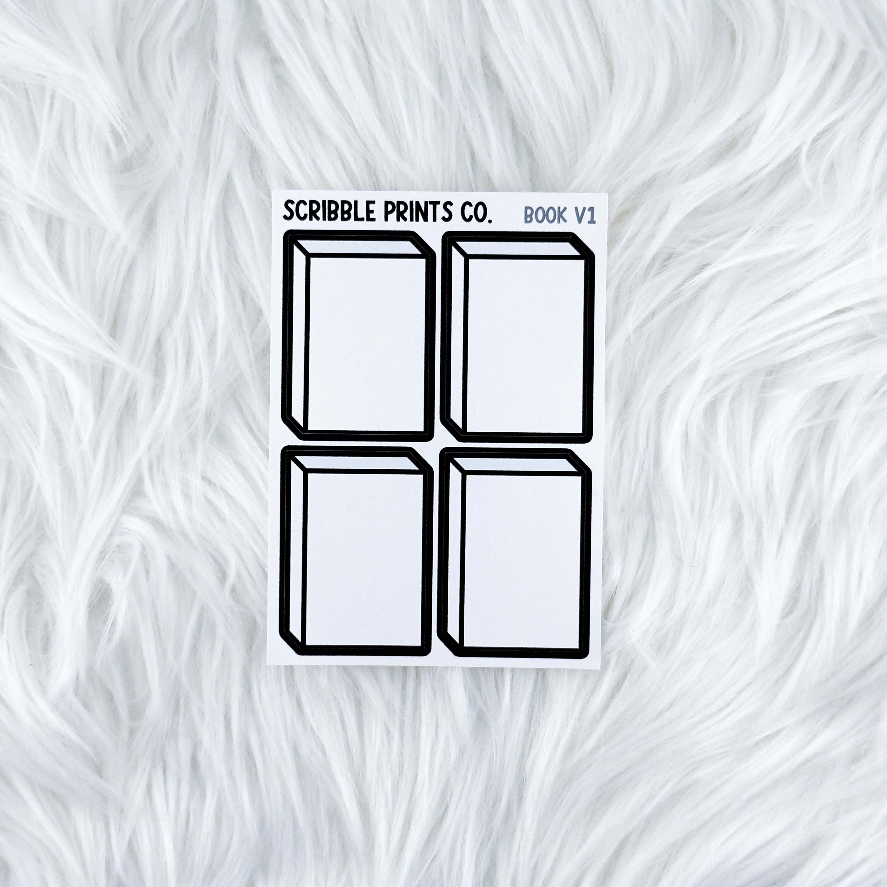 Book V1 // Matte Reading Journal Stickers