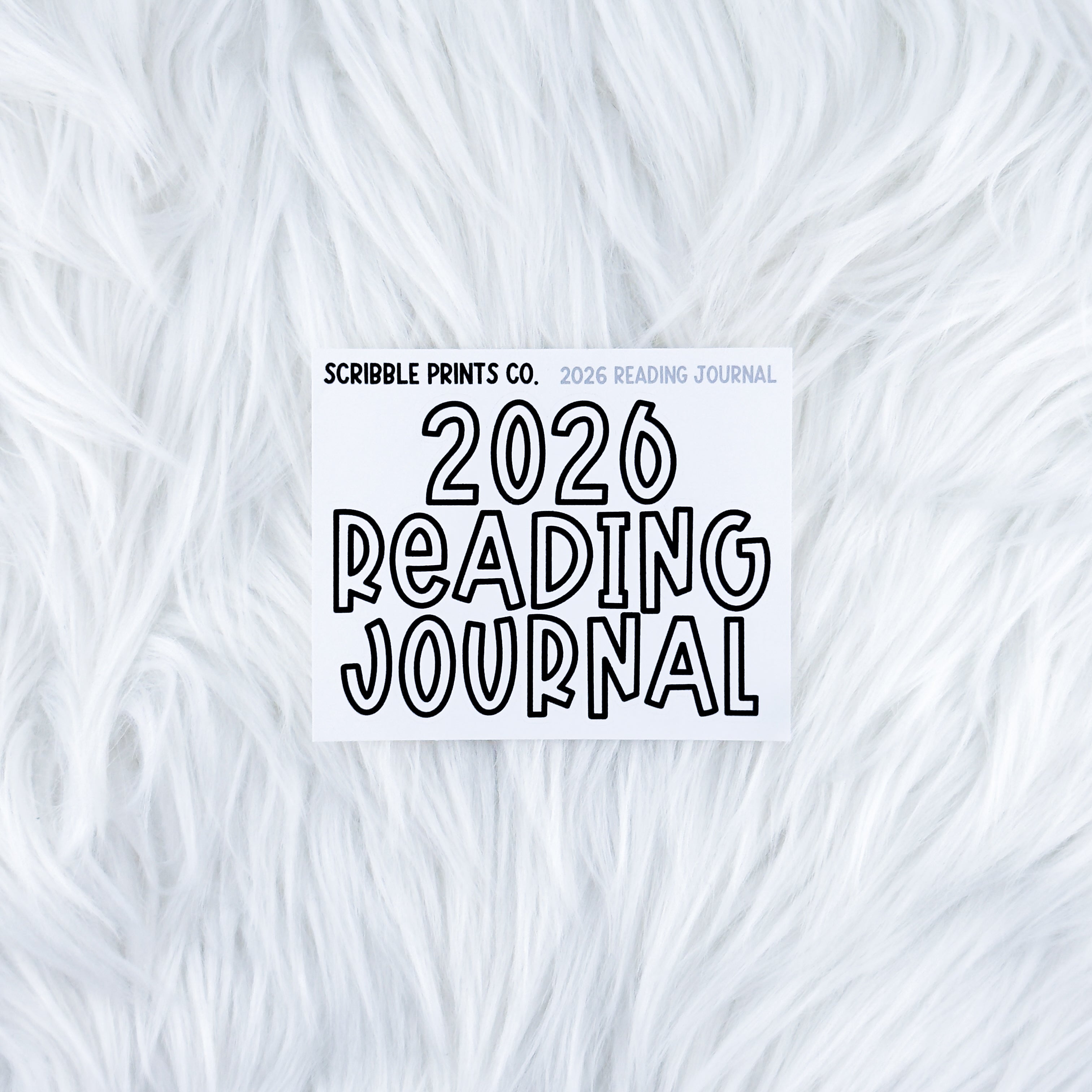 2026 Reading Journal // Matte Reading Journal Stickers