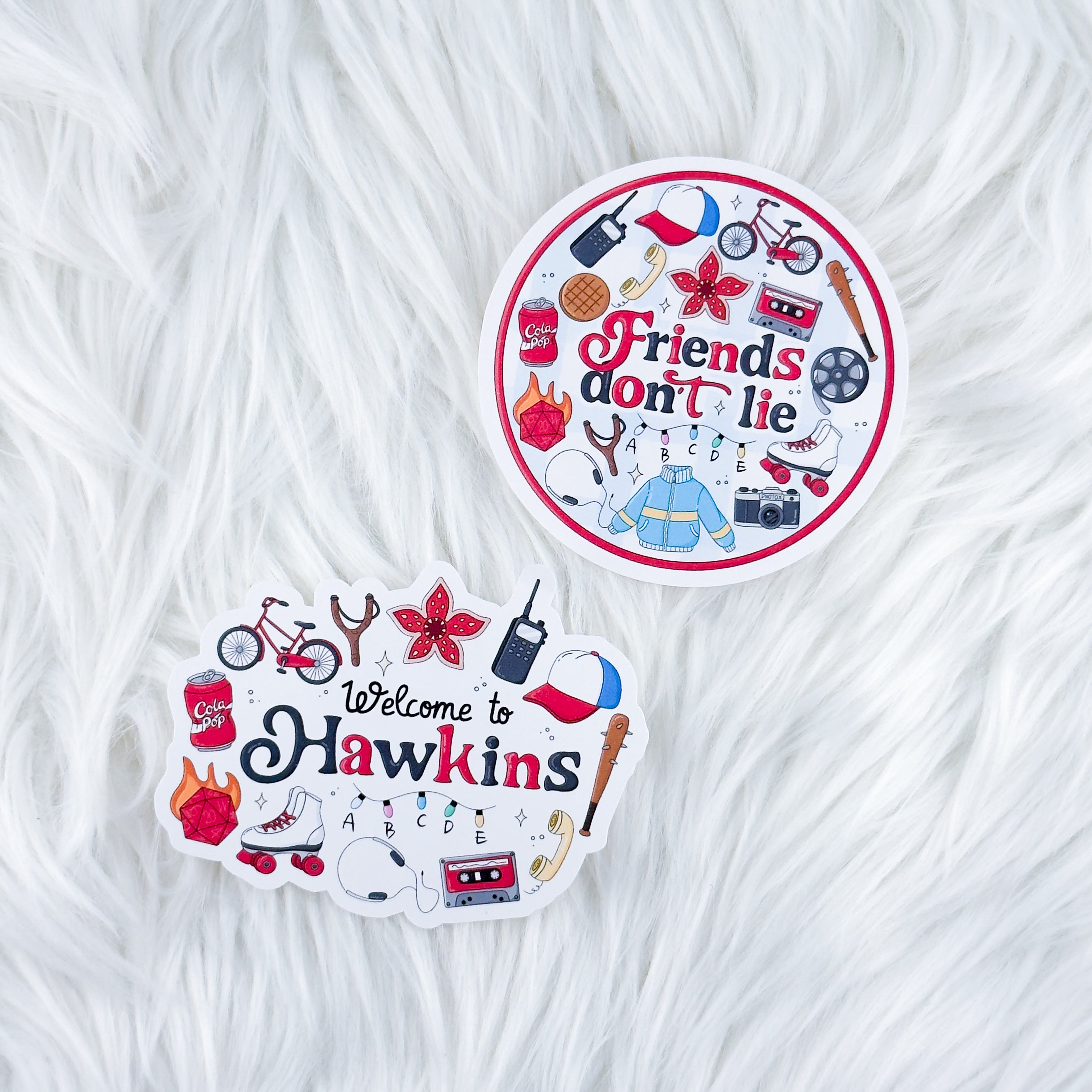 Strange // Large Matte Deco Sticker for Journals