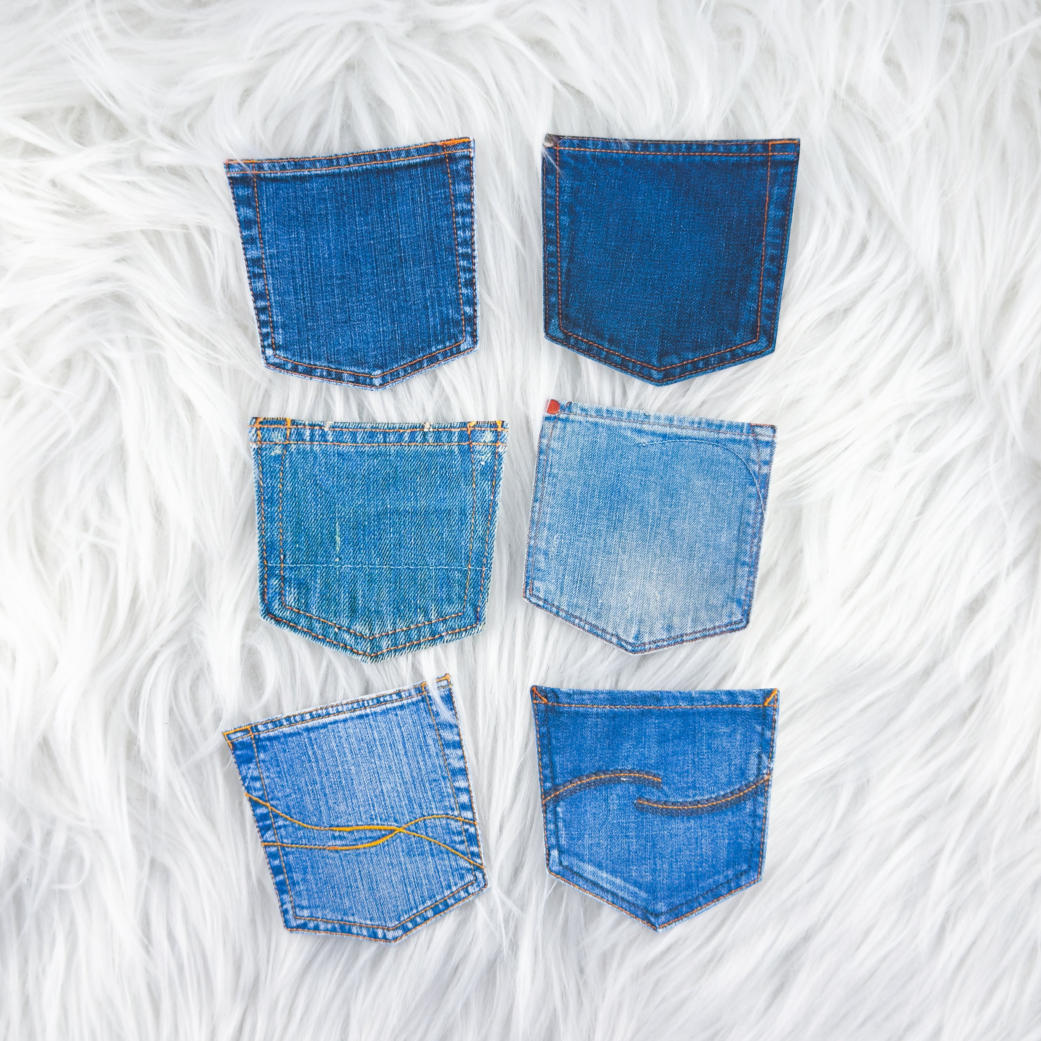 Denim Pocket Bundle // Matte Journal Stickers