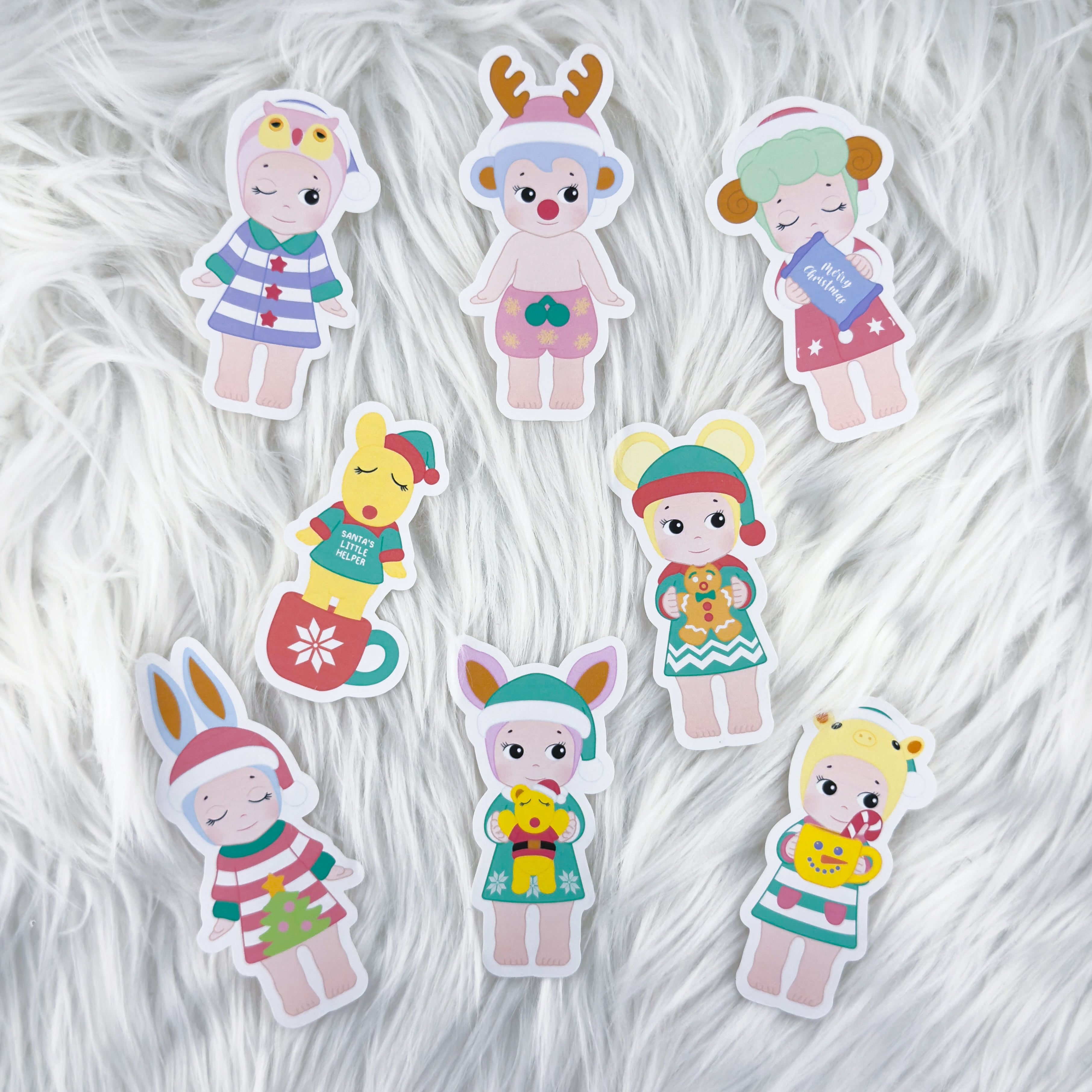 Dreaming Christmas - Angel Bundle // Matte Journal Stickers