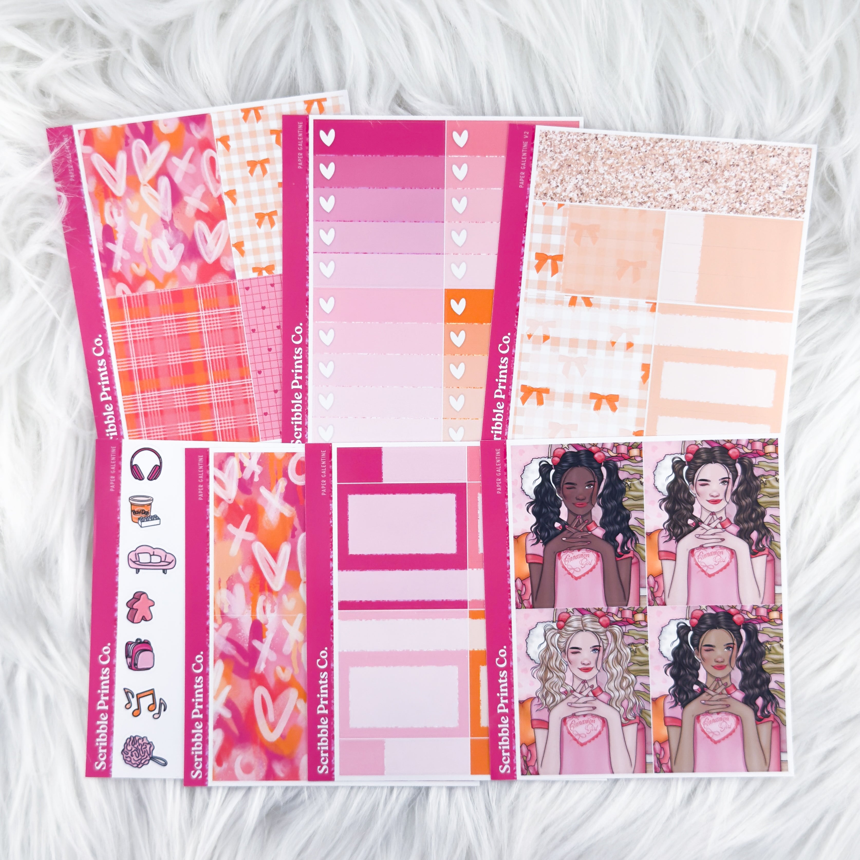 Paper Galentine – Glossy Weekly Kit Add-Ons