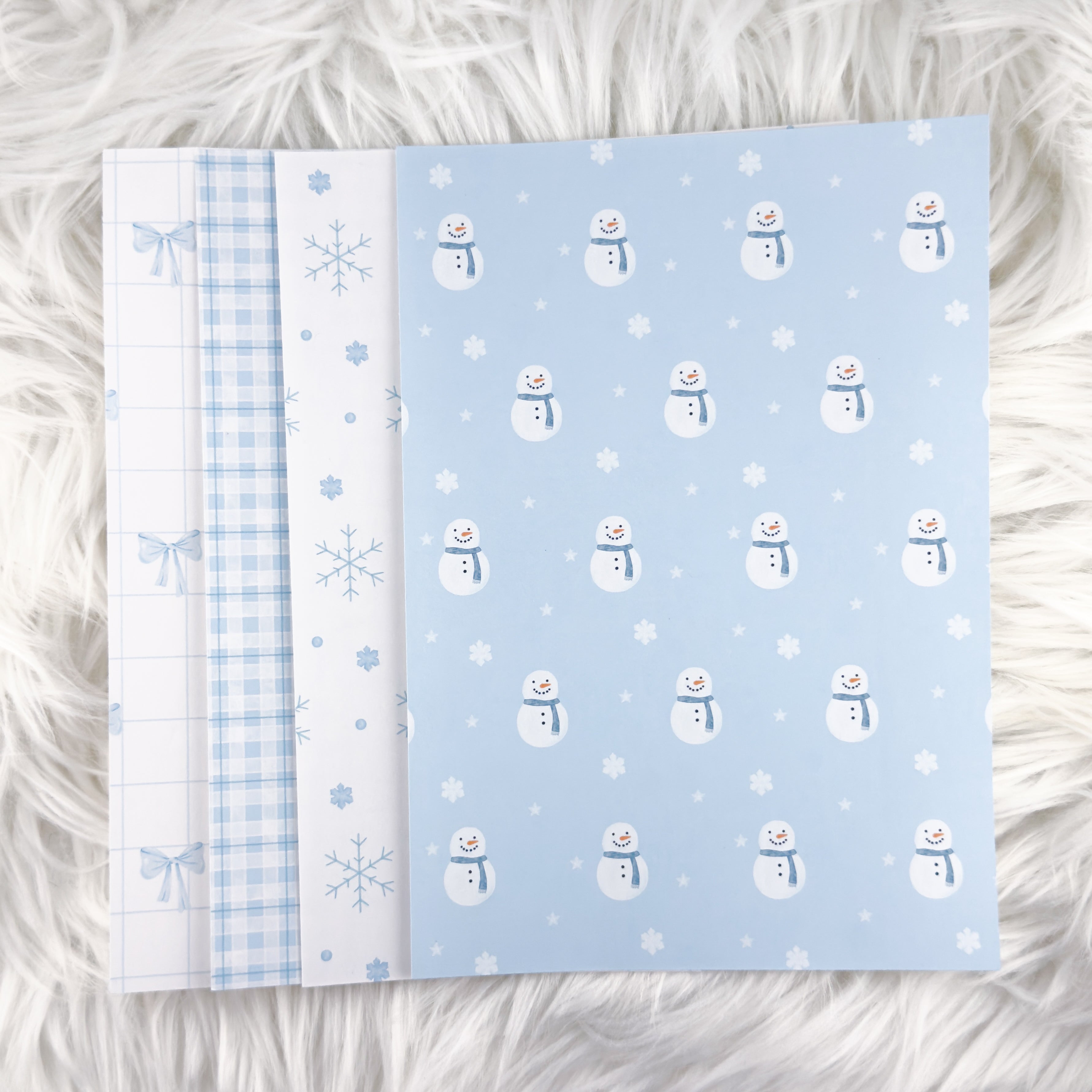 Cozy Winter - A5 Matte Sticker Paper (Set of 4)