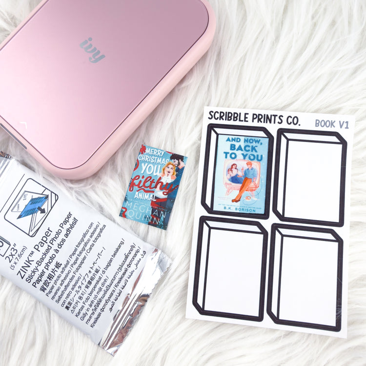 Book V1 // Matte Reading Journal Stickers