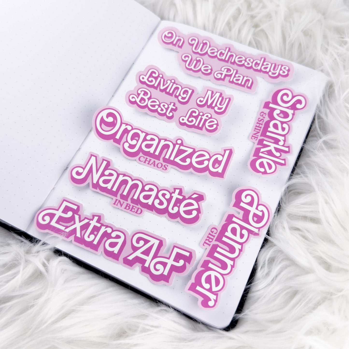 Doll Quotes // Large Matte Deco Sticker for Journals