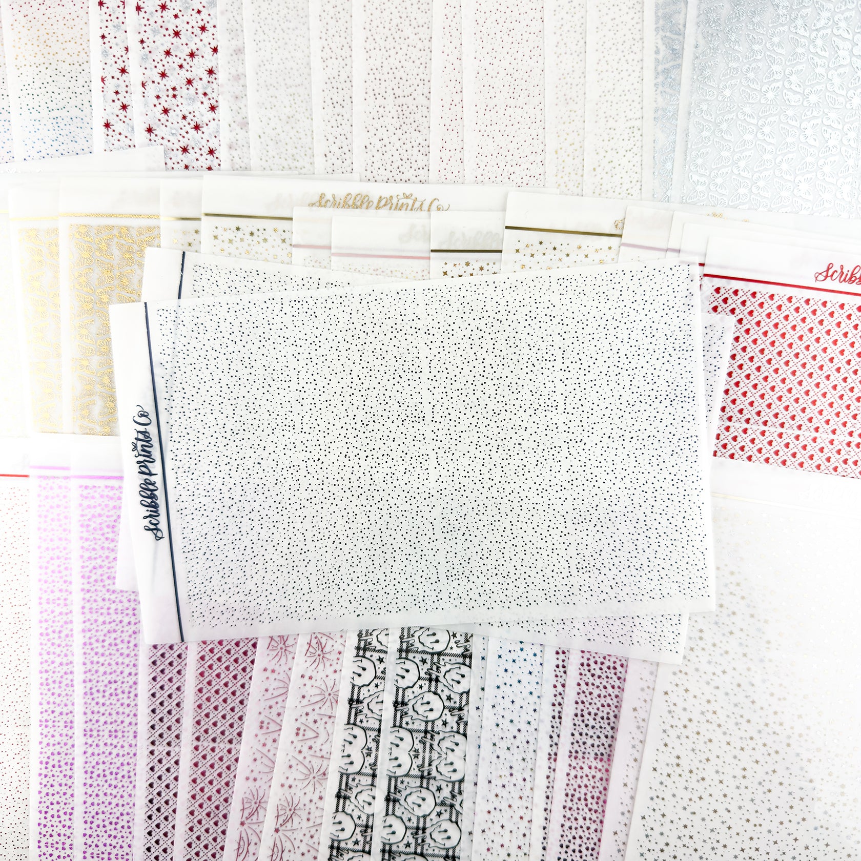 Random Patterned Underlays - Two Sheets // Foil