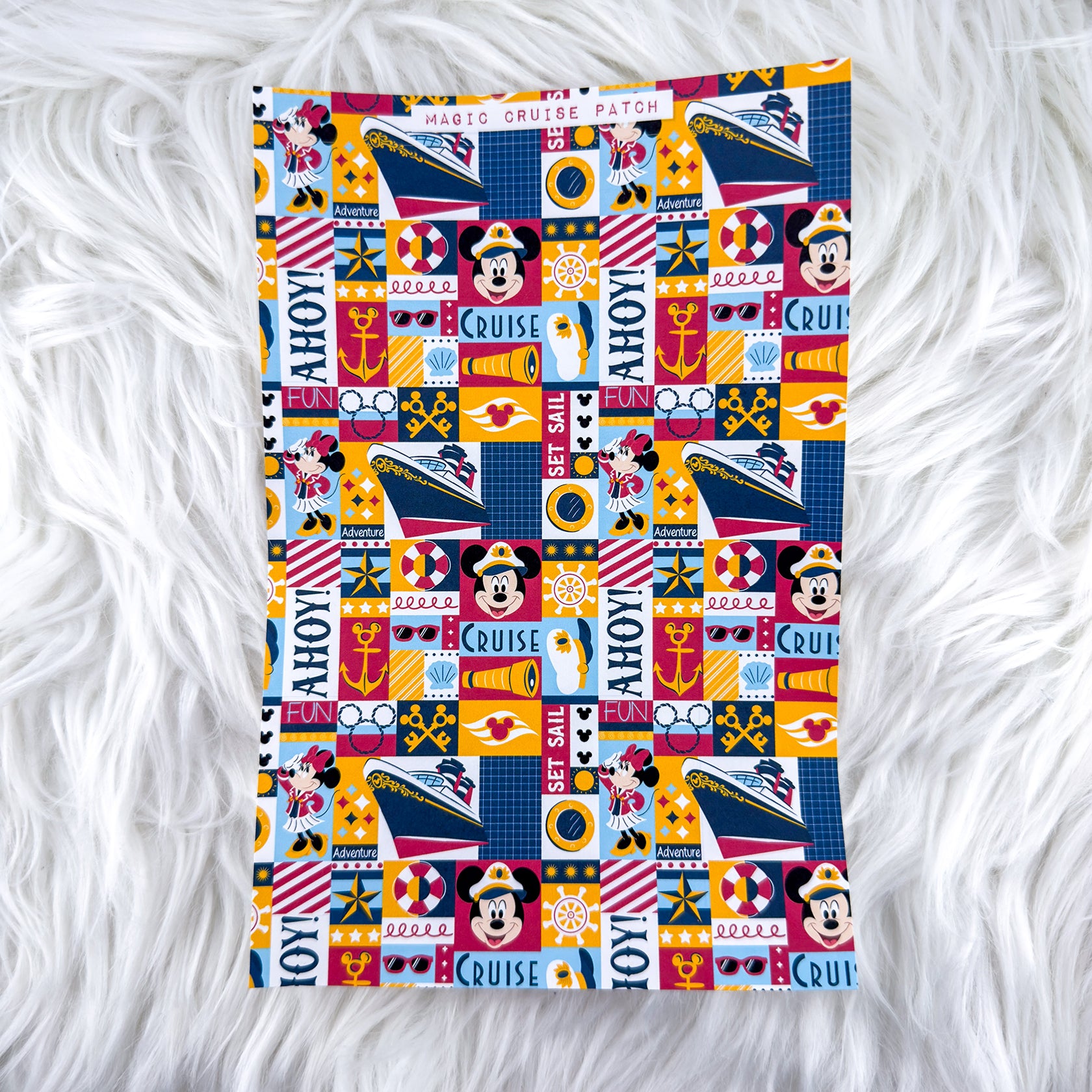 Magic Cruise Patch - A5 Matte Sticker Paper