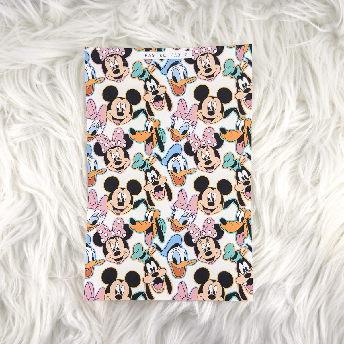 Pastel Fab 5 - A5 Matte Sticker Paper