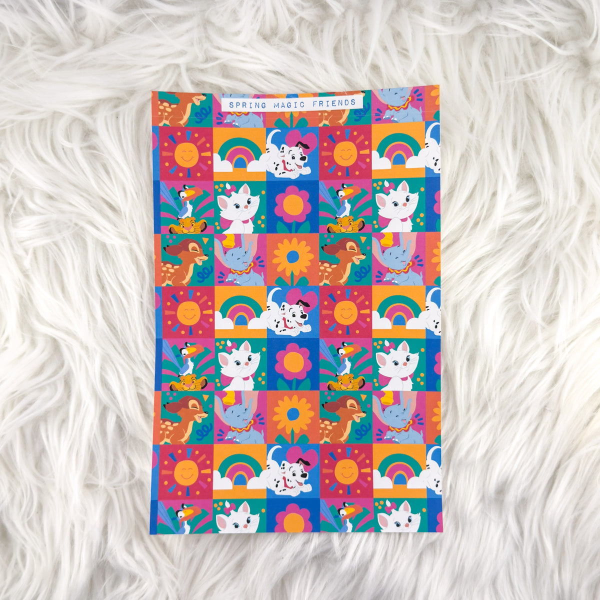 Spring Magic Friends - A5 Matte Sticker Paper