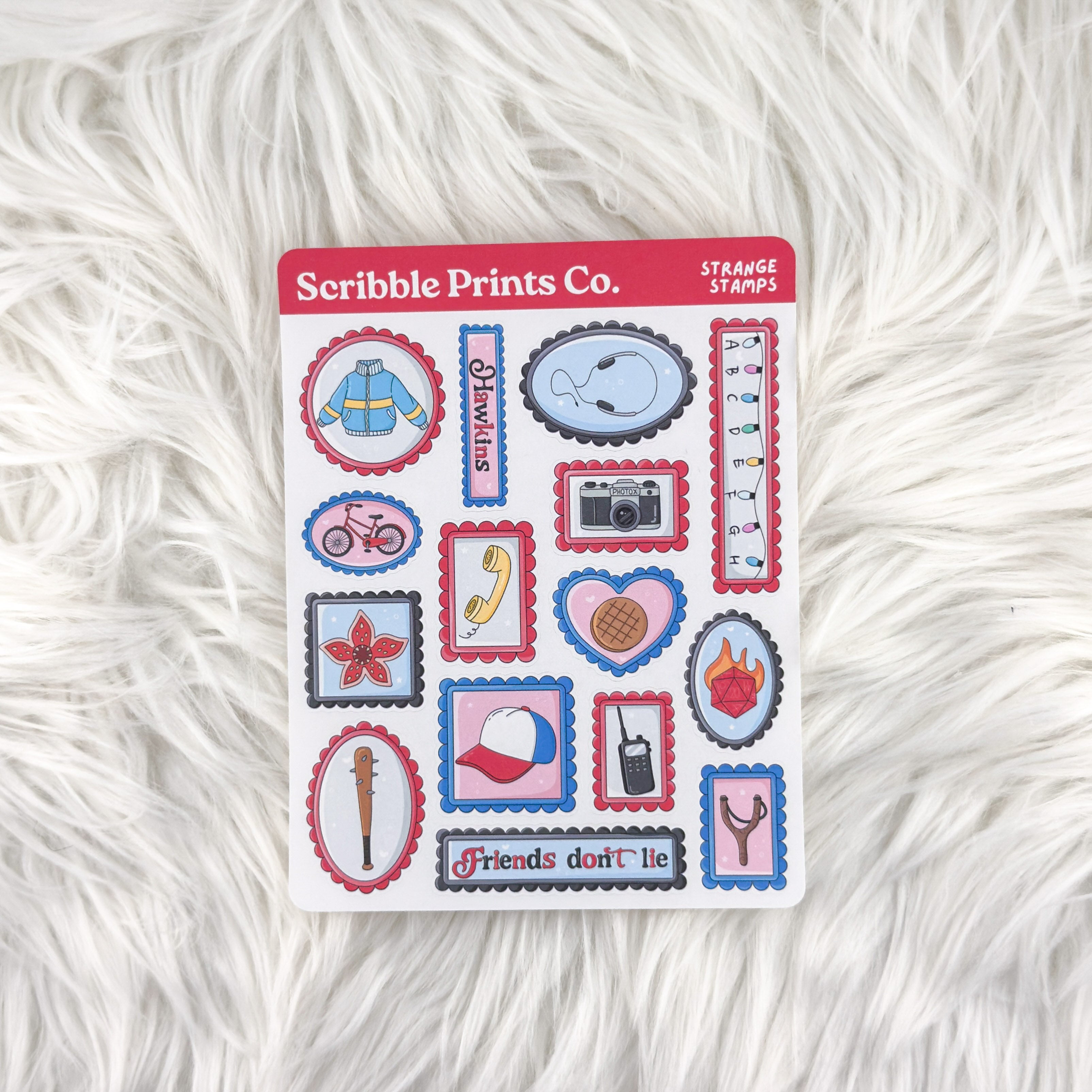 Strange Stamps – Deco // Matte Journal Stickers