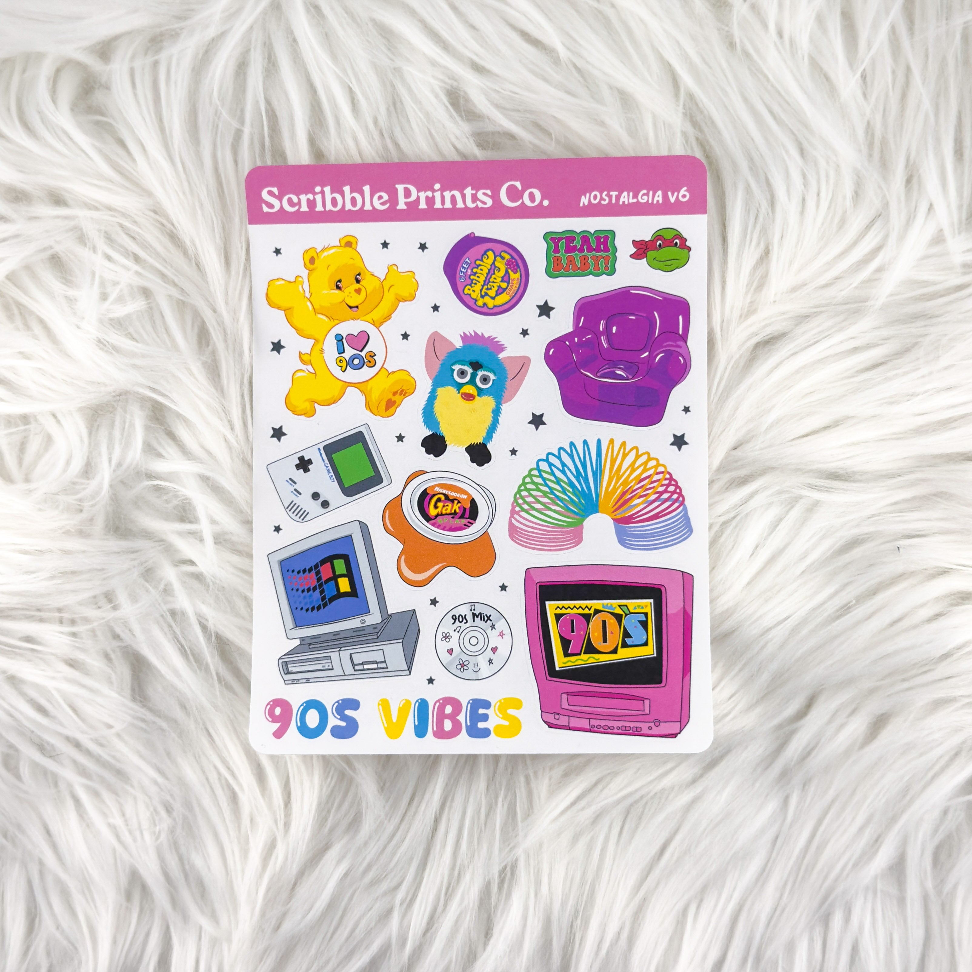 Nostalgia V6 – Deco // Matte Journal Stickers