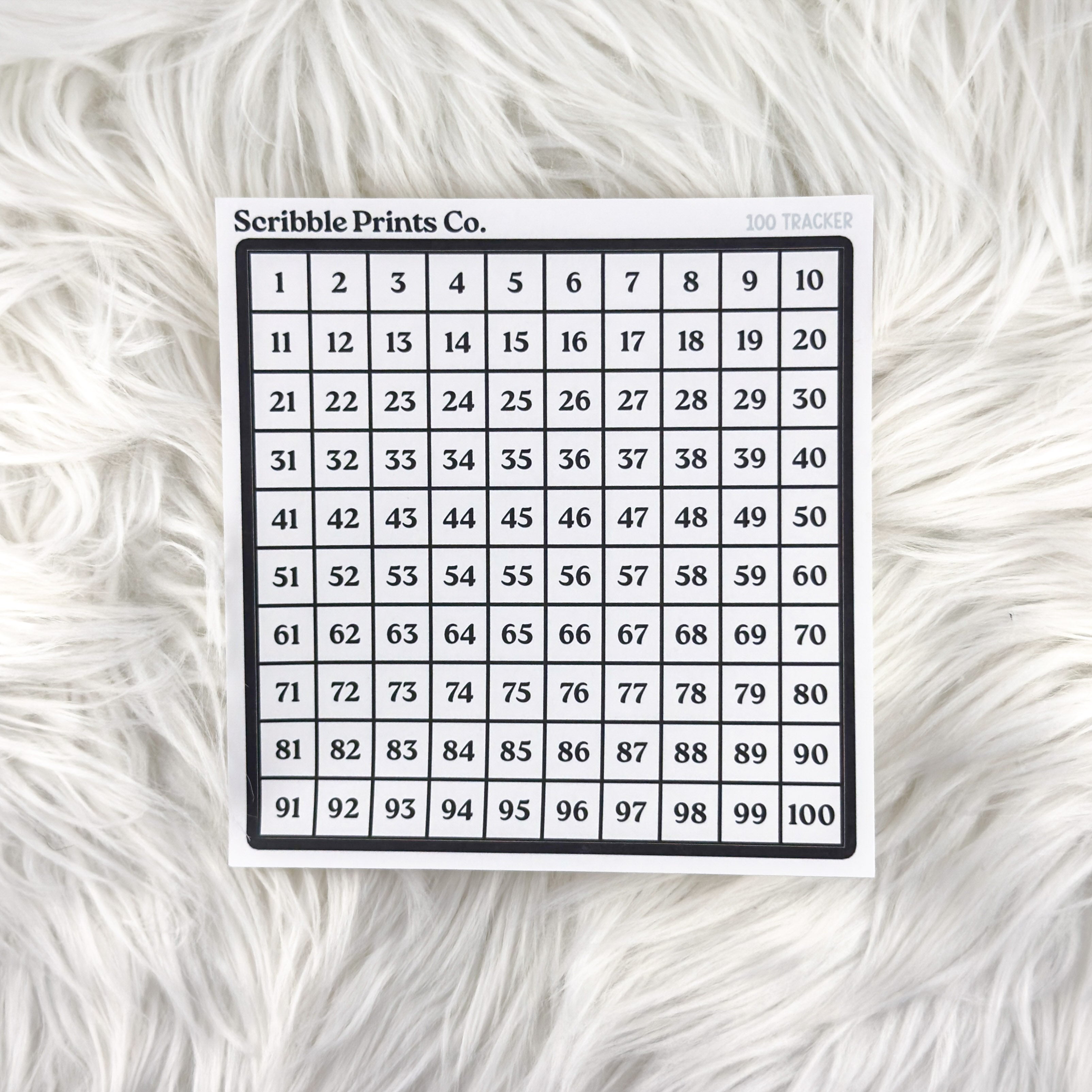 100 Tracker // Matte Reading Journal Stickers