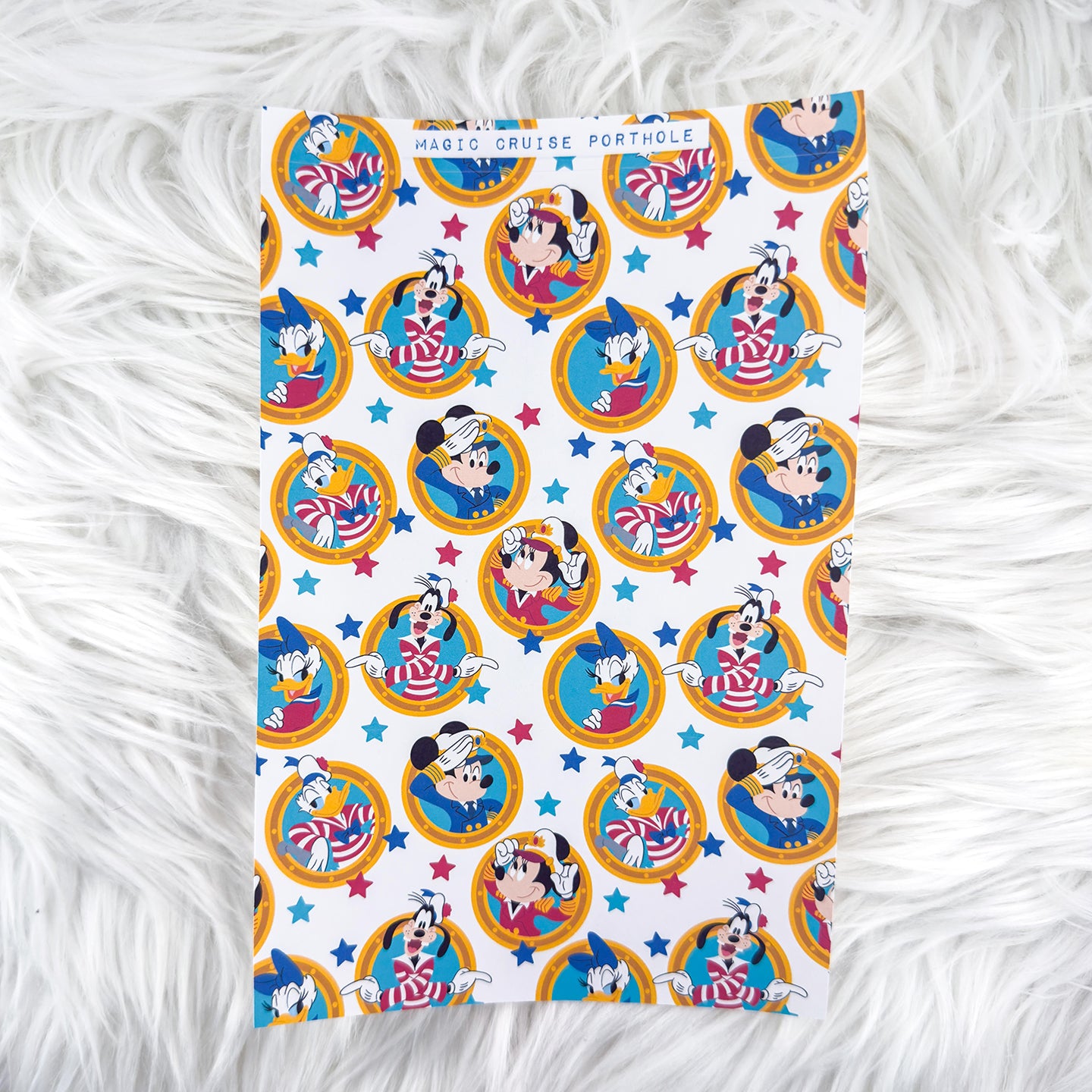 Magic Cruise Porthole - A5 Matte Sticker Paper