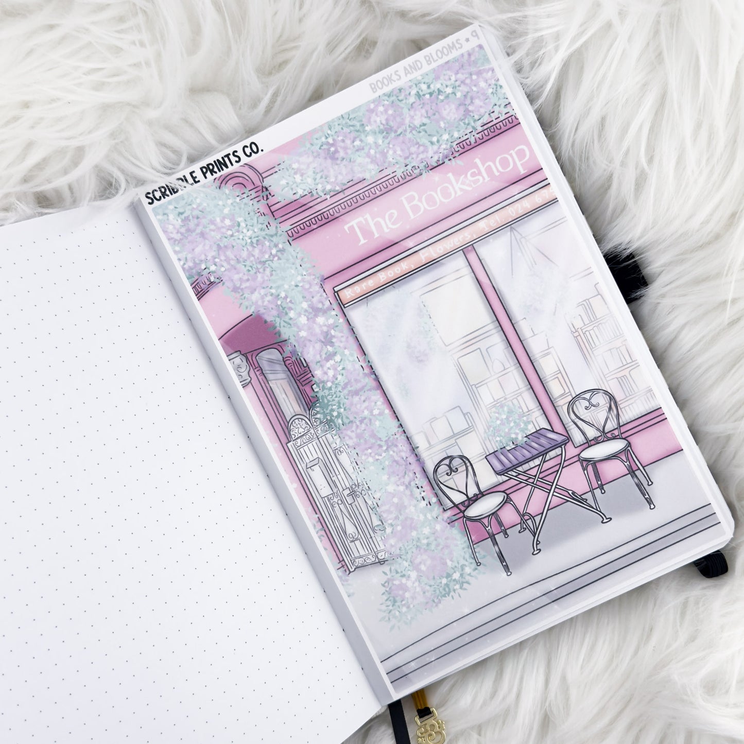 Books and Blooms // Matte Journal Sticker Collection