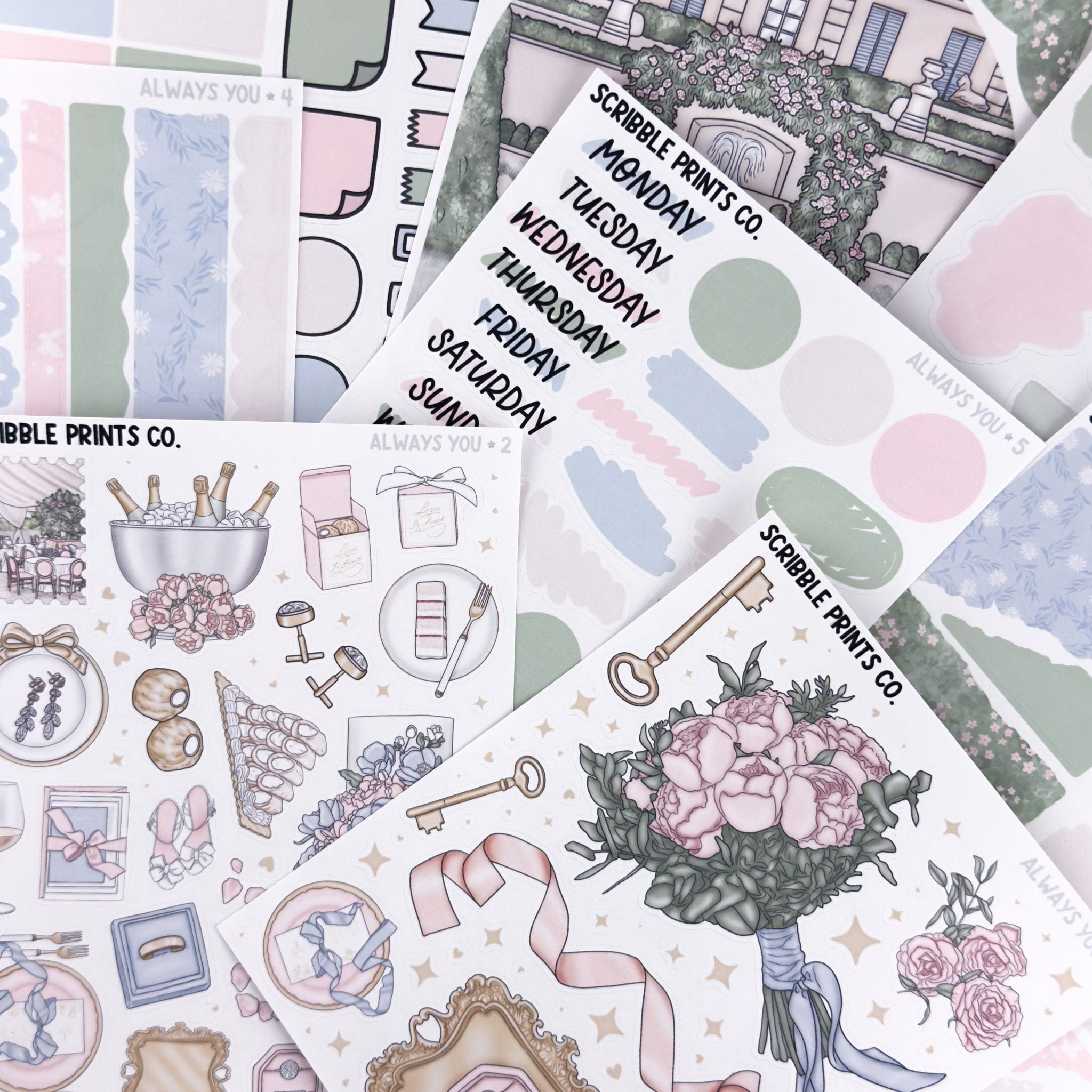 Always You // Matte Journal Sticker Collection