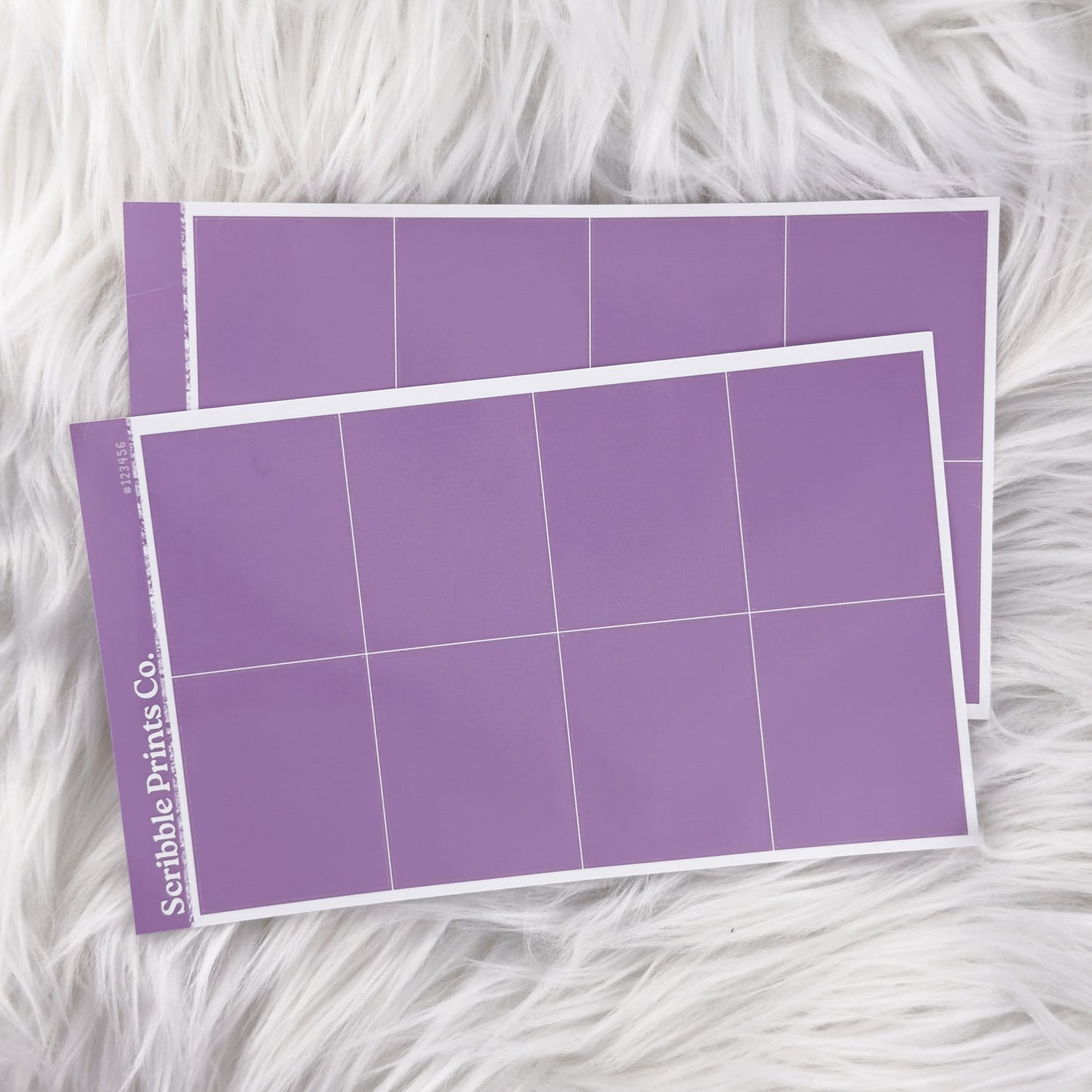 Custom Color Planner Stickers