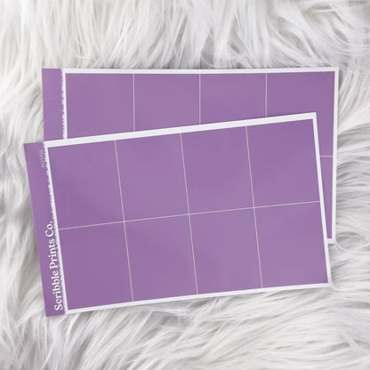 Custom Color Planner Stickers