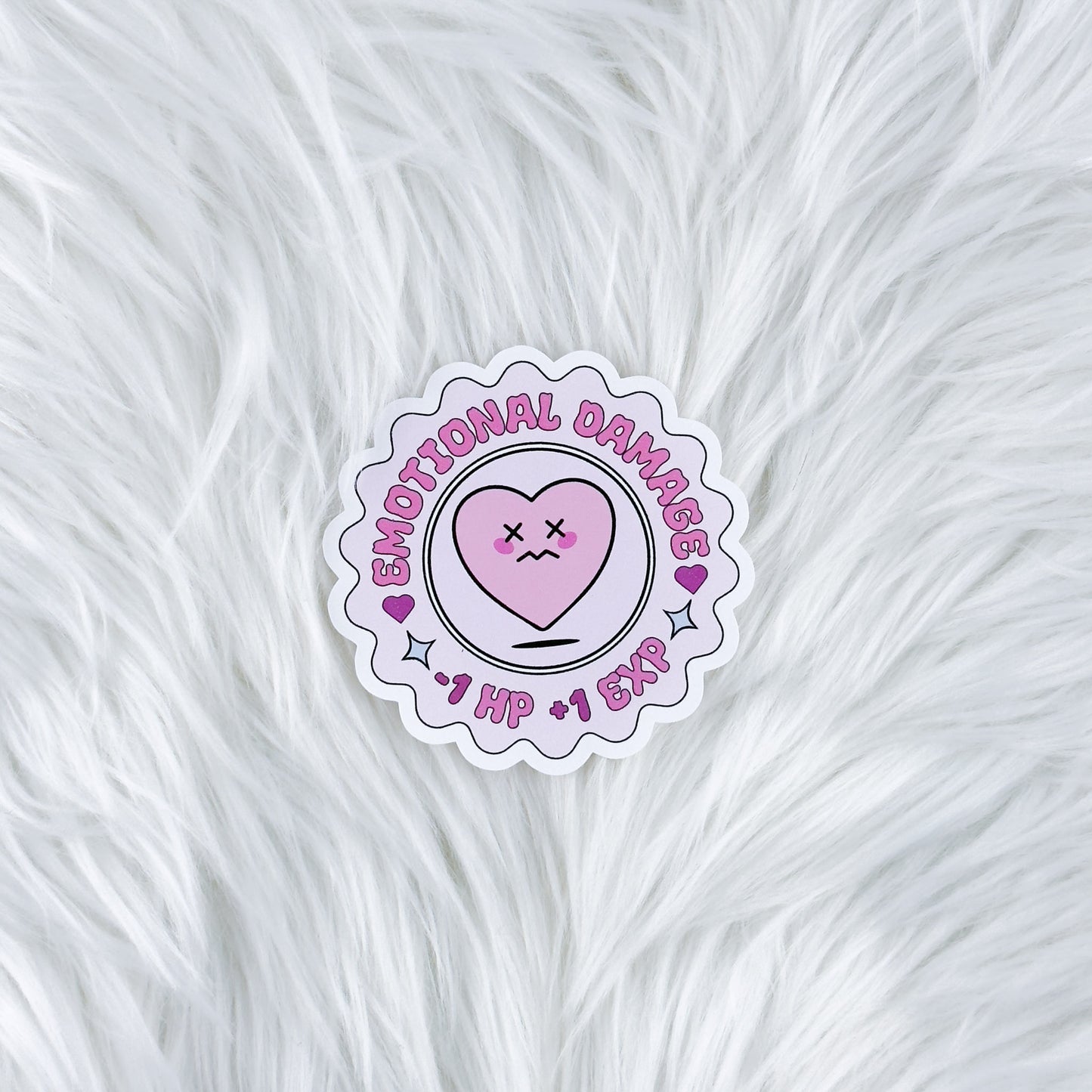 Emotional Damage // Large Matte Deco Sticker for Journals