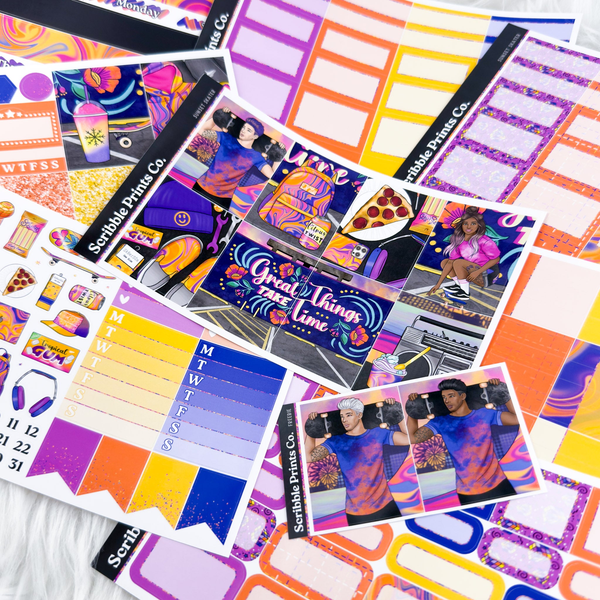 Sunset Skater - Weekly Kit