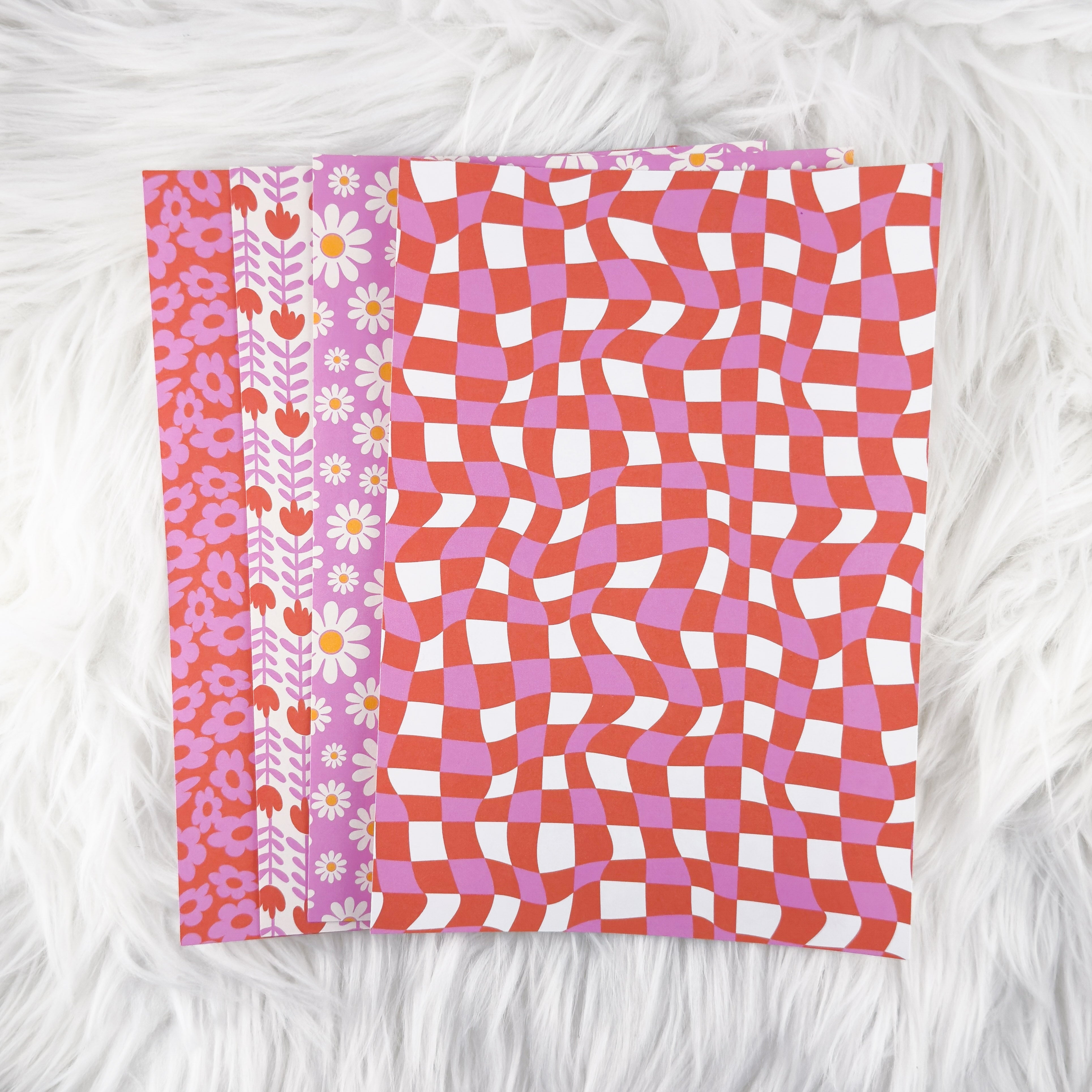 Groove & Bloom - A5 Matte Sticker Paper (Set of 4)