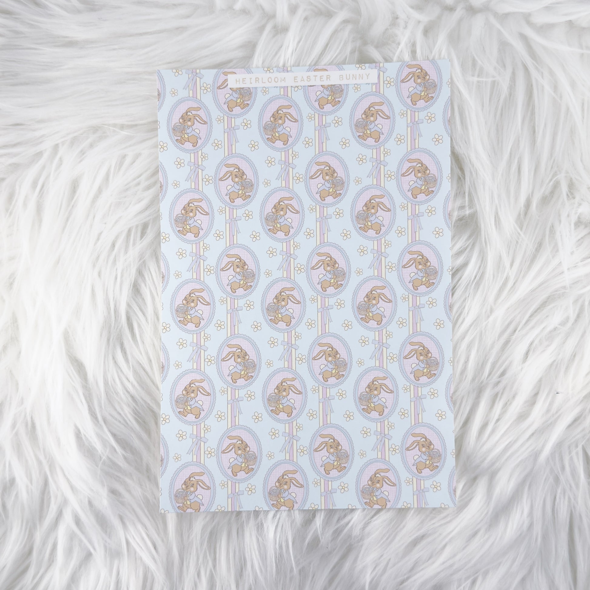 Heirloom Easter Bunny - A5 Matte Sticker Paper