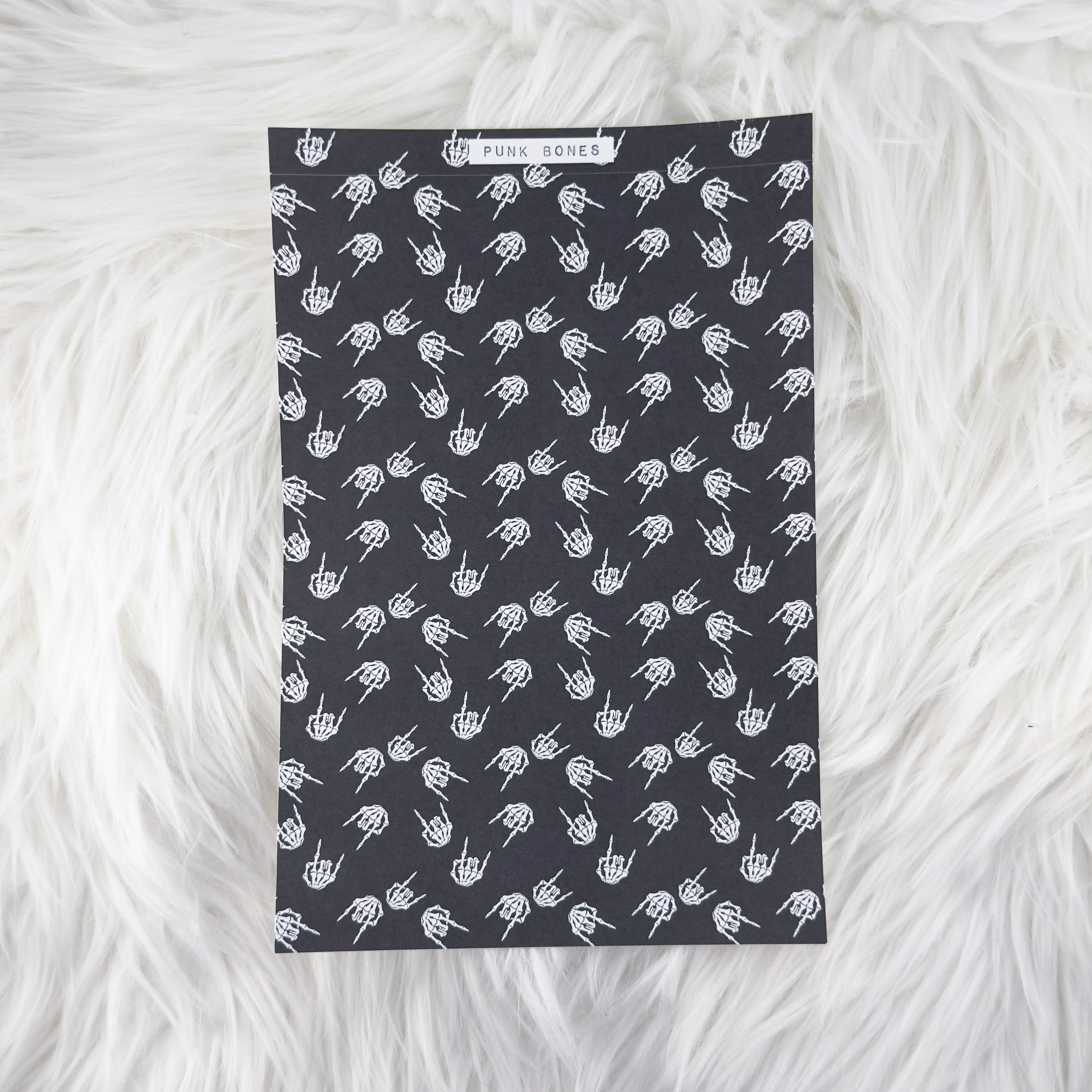 Punk Bones - A5 Matte Sticker Paper
