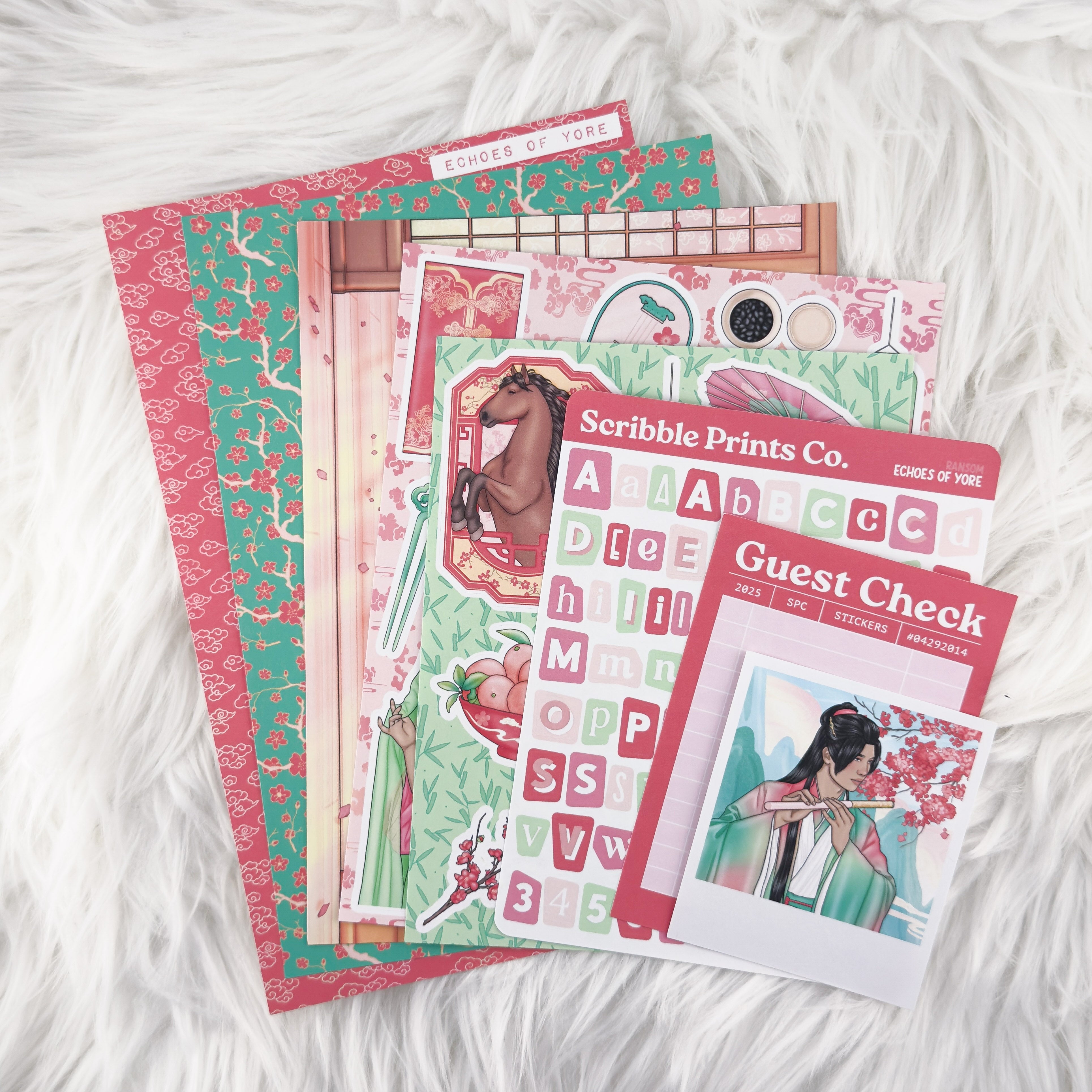Echos of Yore – Junk Journal Collage Kit // Matte Sticker Collection