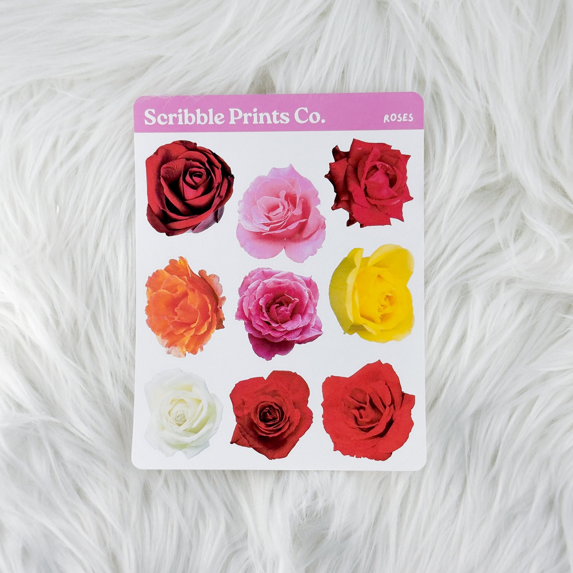 Roses – Deco // Matte Journal Stickers