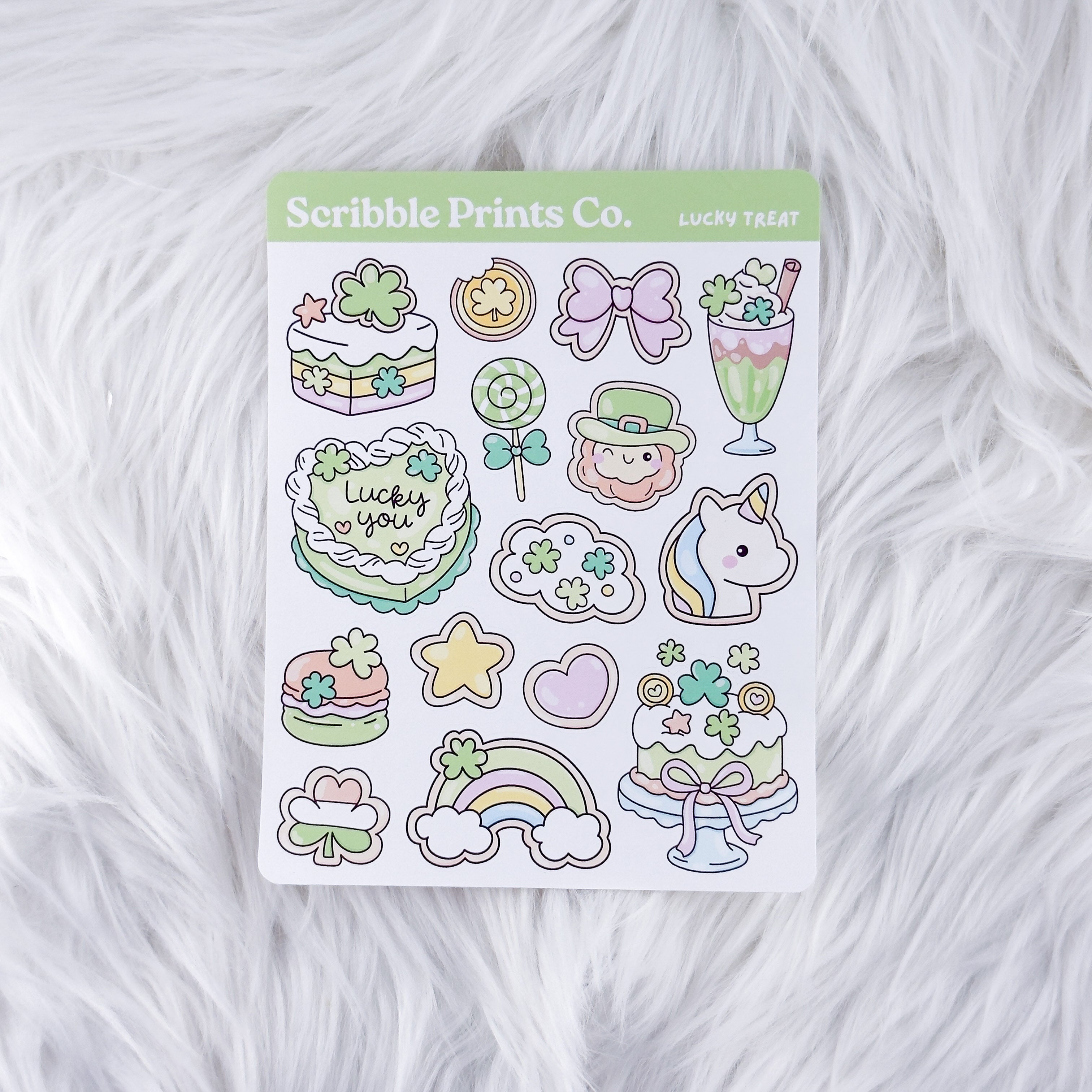 Lucky Treat – Deco // Matte Journal Stickers