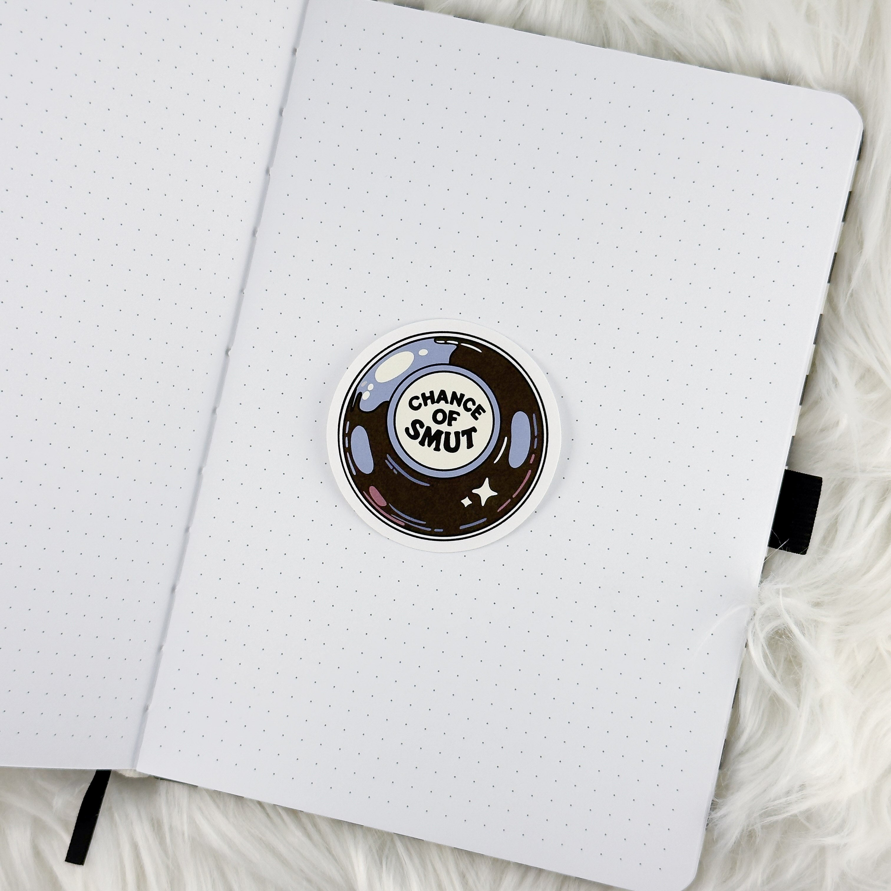 Chance of Smut // Large Matte Deco Sticker for Journals