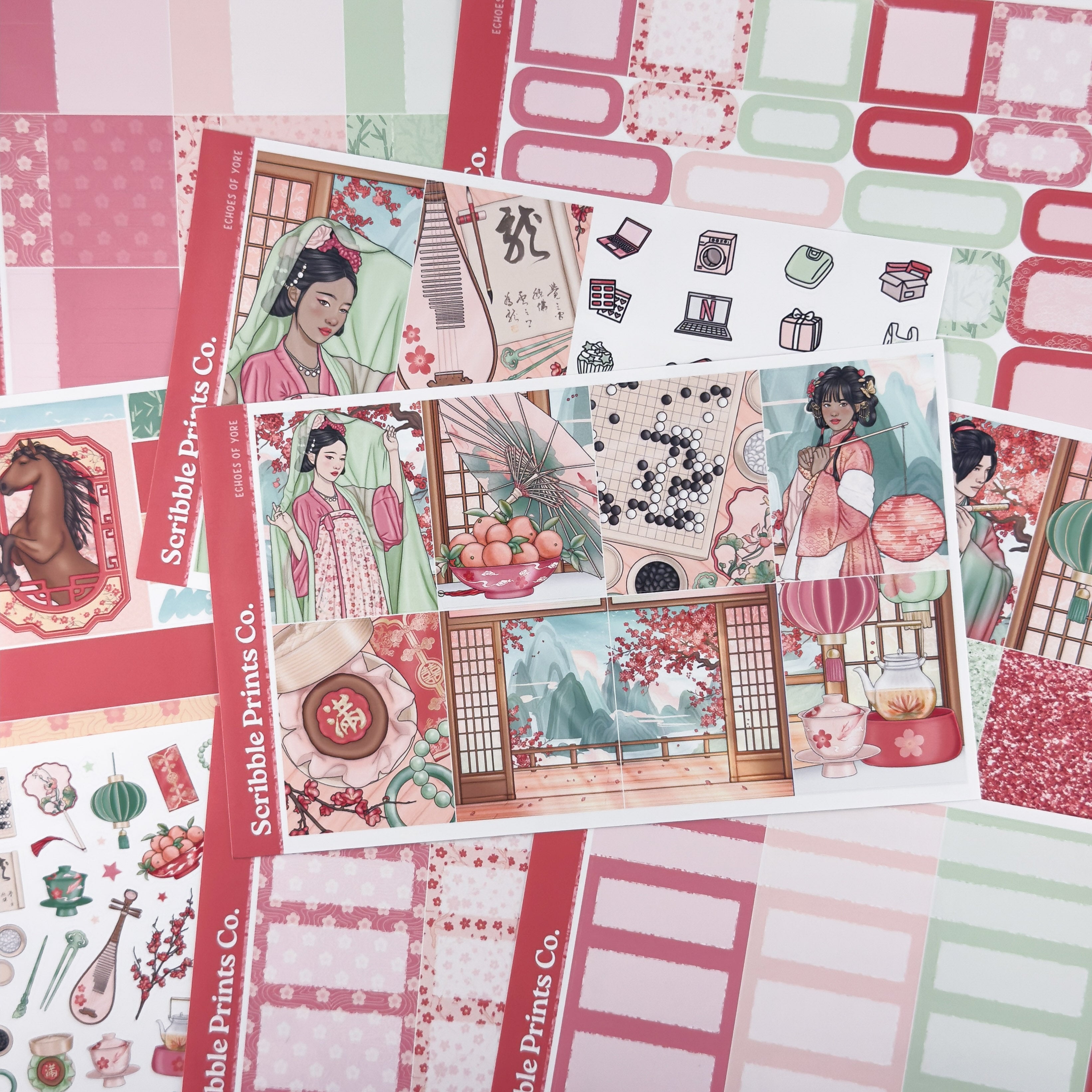 Echos of Yore – Glossy Weekly Planner Kit